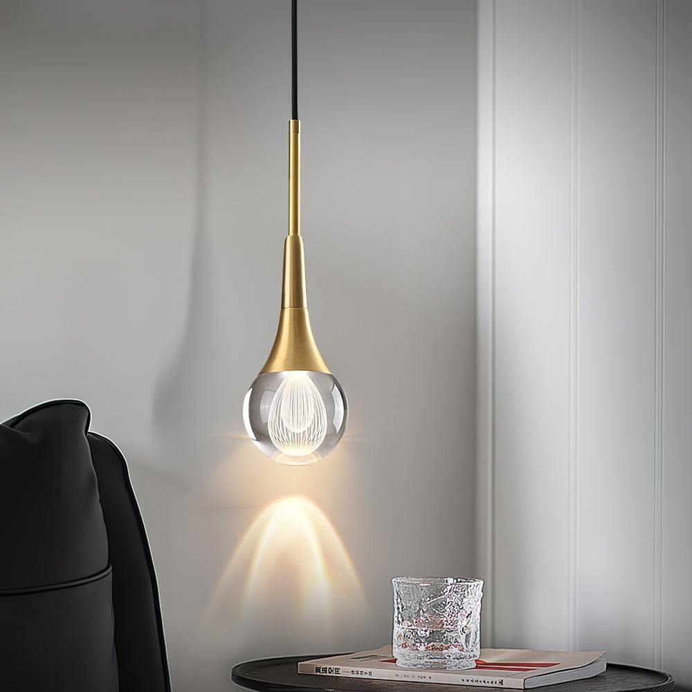 Teardrop Crystal Pendant Light - Lumpaz