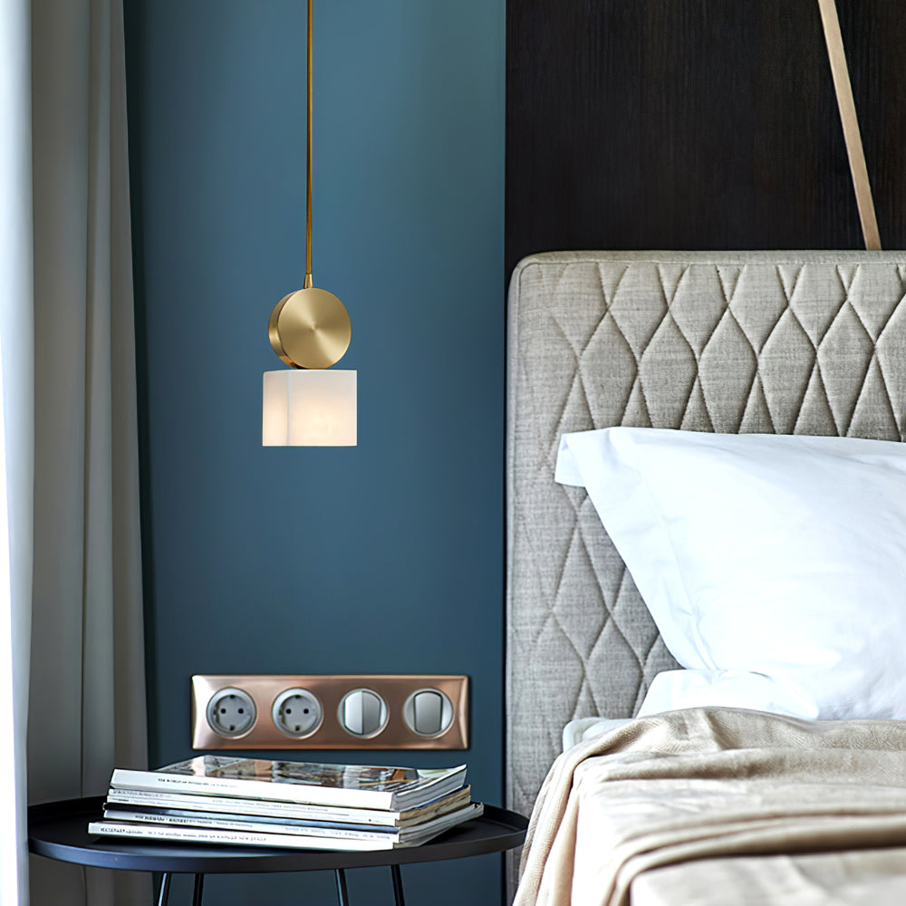 Etruscan Alabaster Pendant Light - Lumpaz