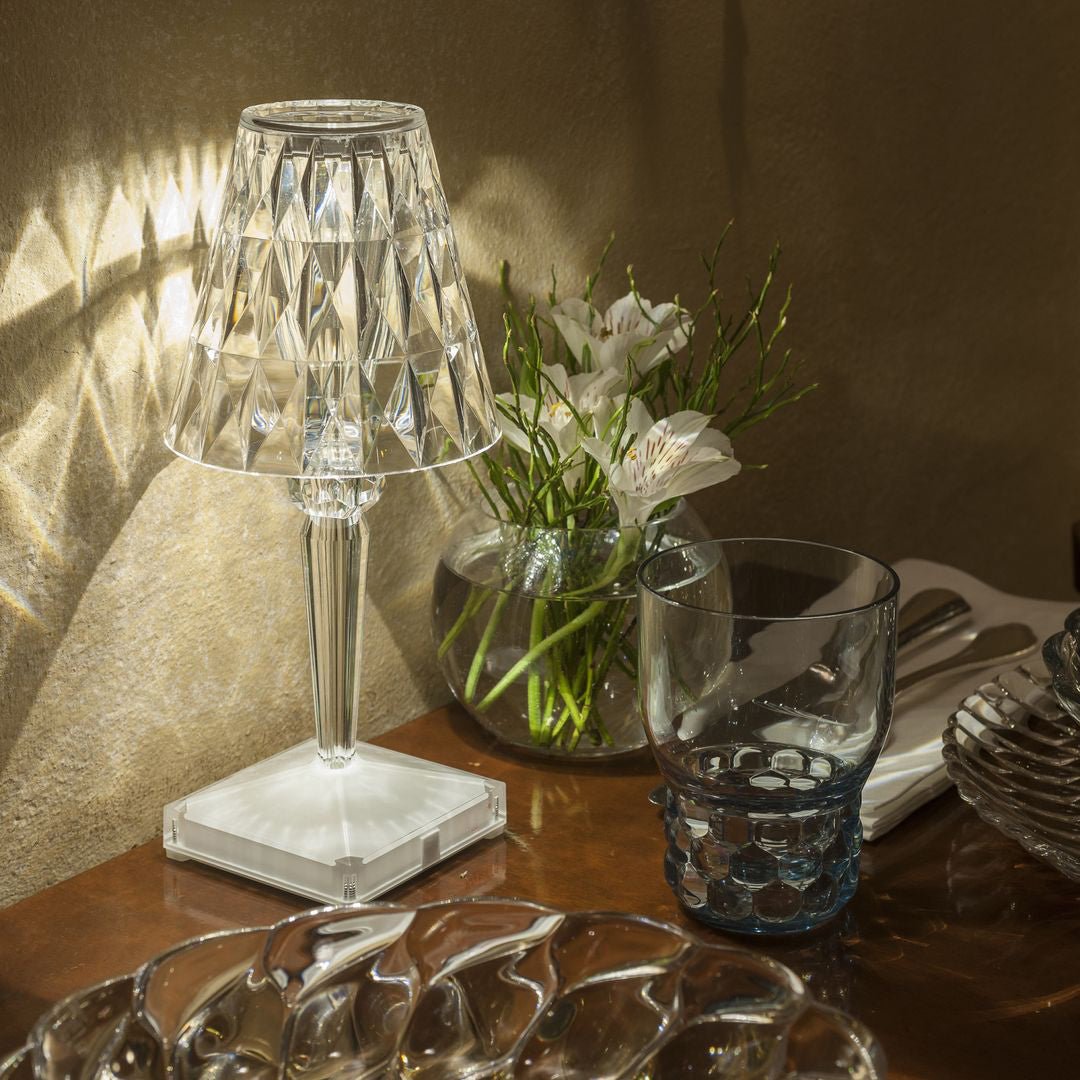 Sparkle Glam Built-in Battery Table Lamp - Lumpaz
