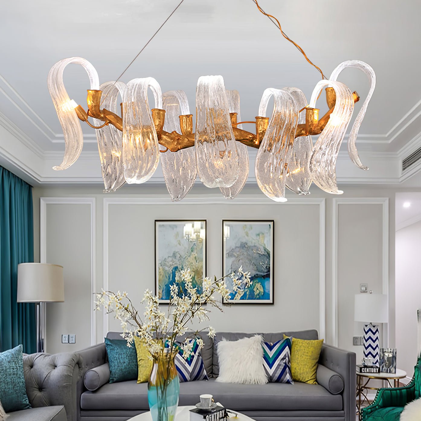 Icarus Wings Horizontal Chandelier - Lumpaz