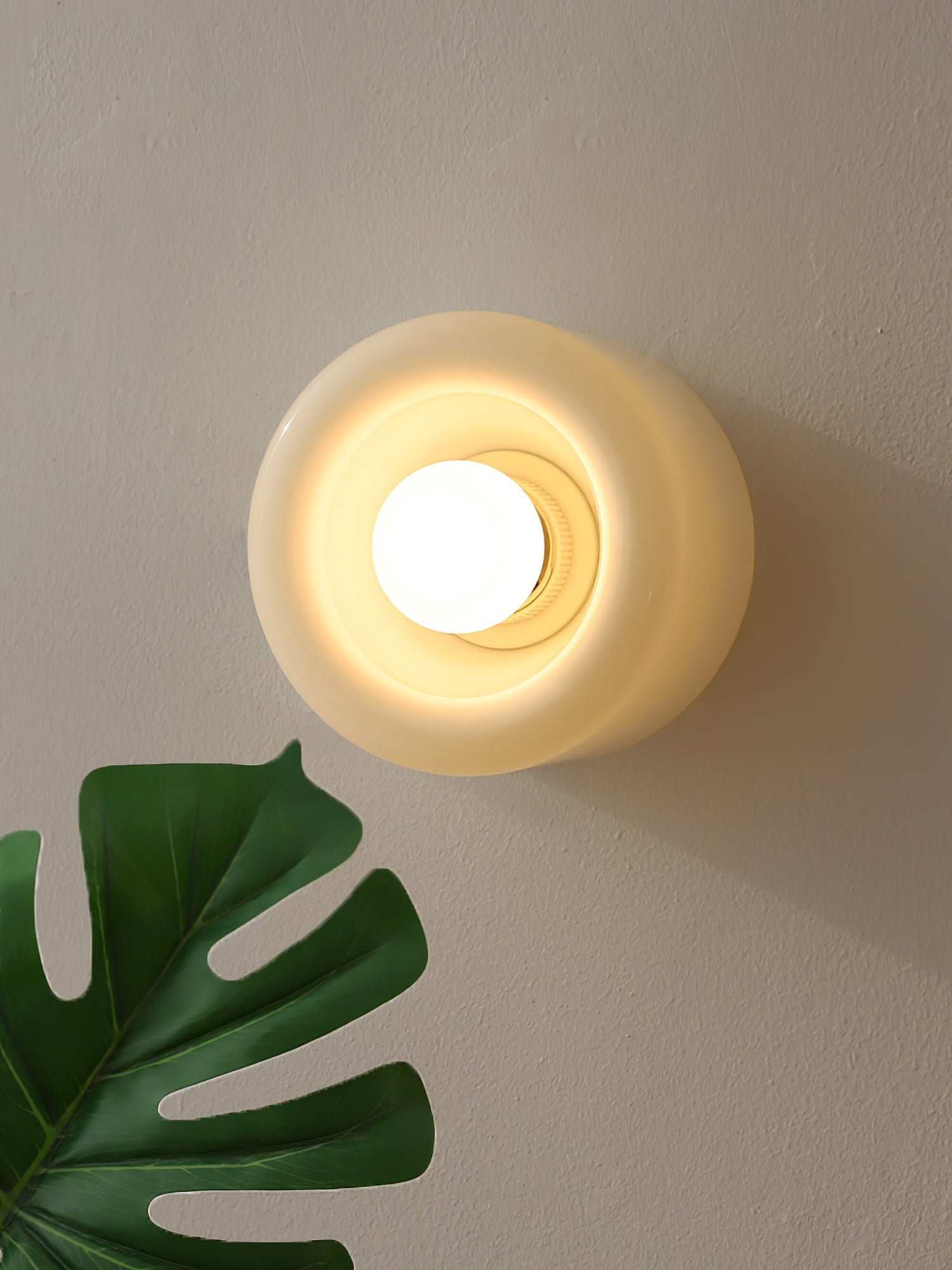 Round Glass Wall Lamp - Lumpaz