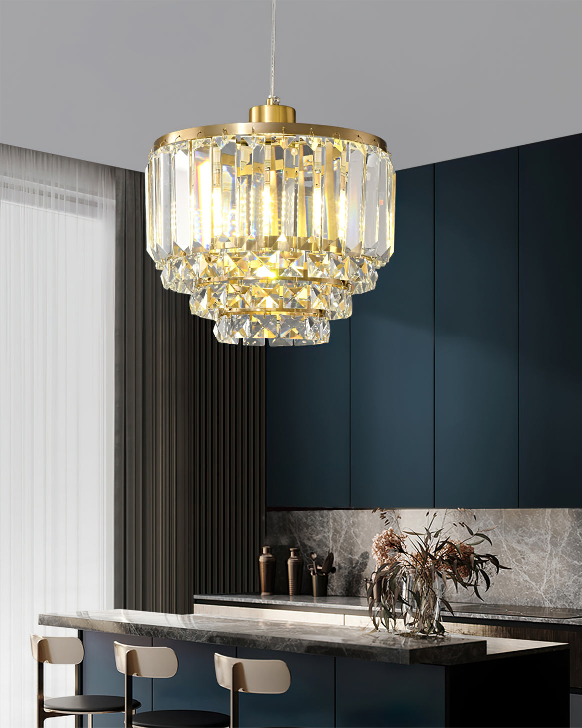 Brass Laura Pendant Lamp - Lumpaz