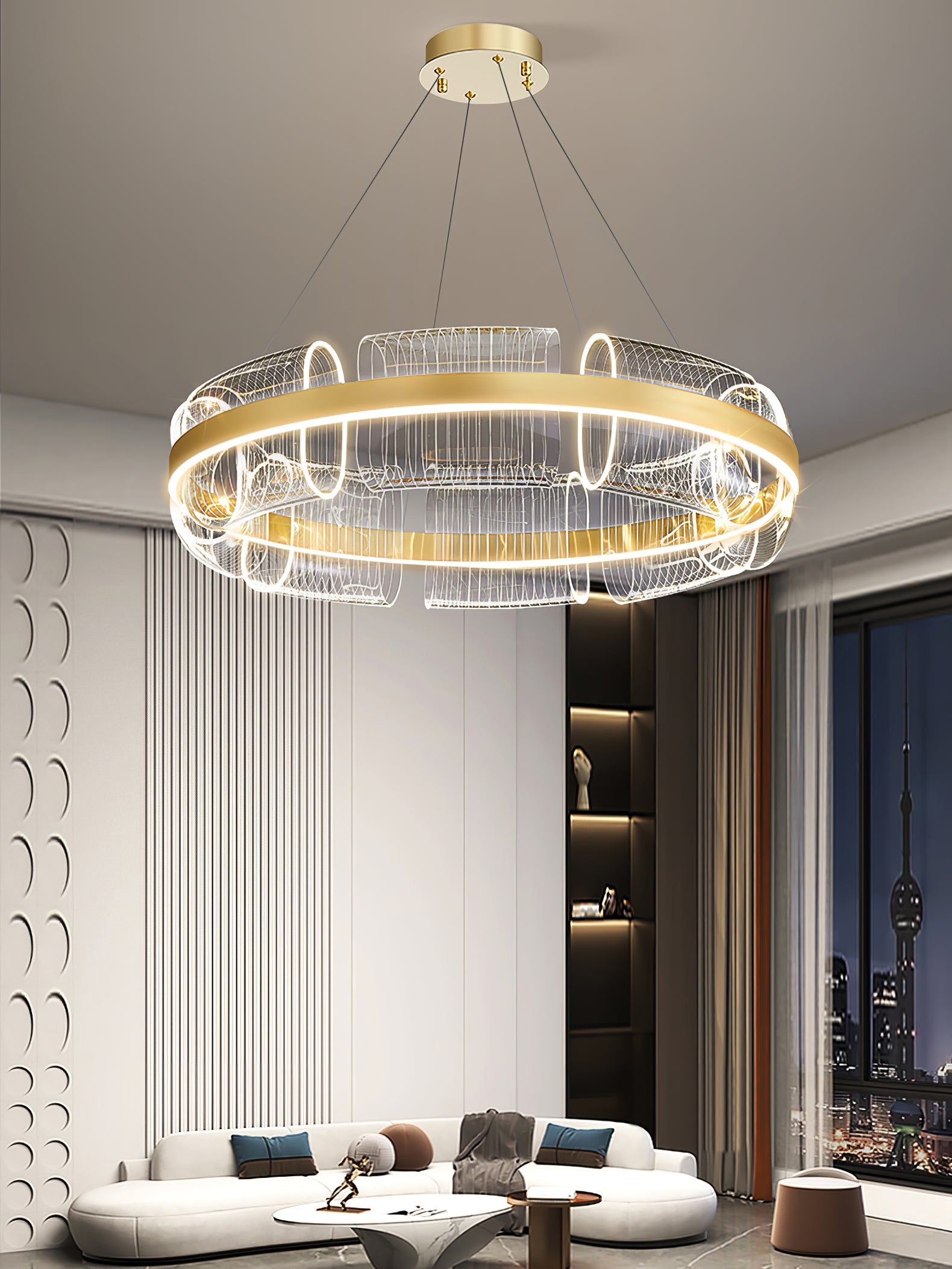 Bangle Rings Chandelier - Lumpaz
