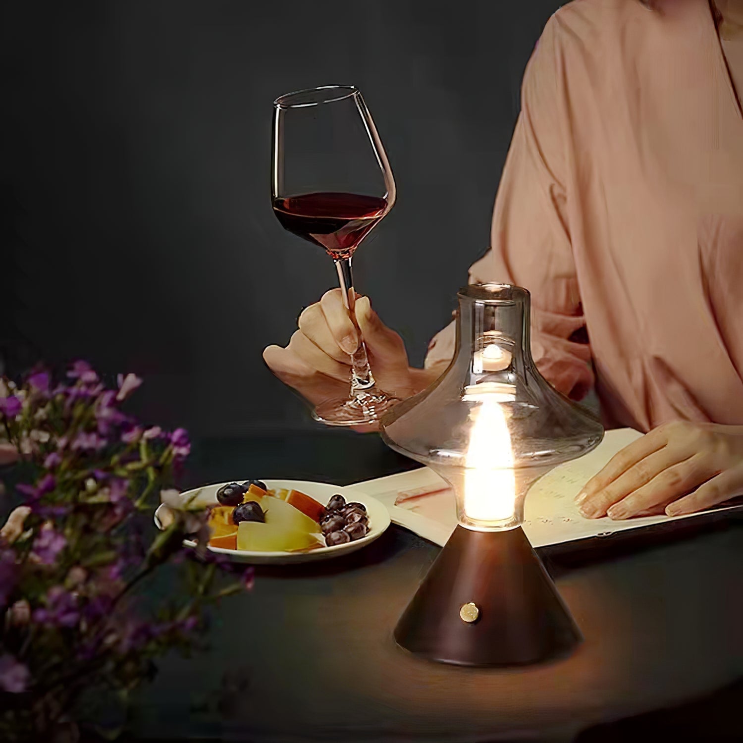 Theater Built-in Battery Table Lamp - Lumpaz