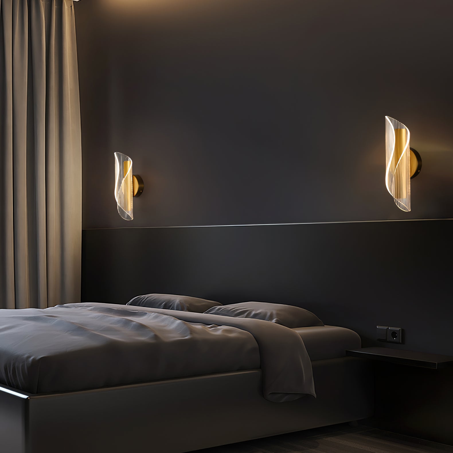 Hershal Luxe Wall Lamp - Lumpaz