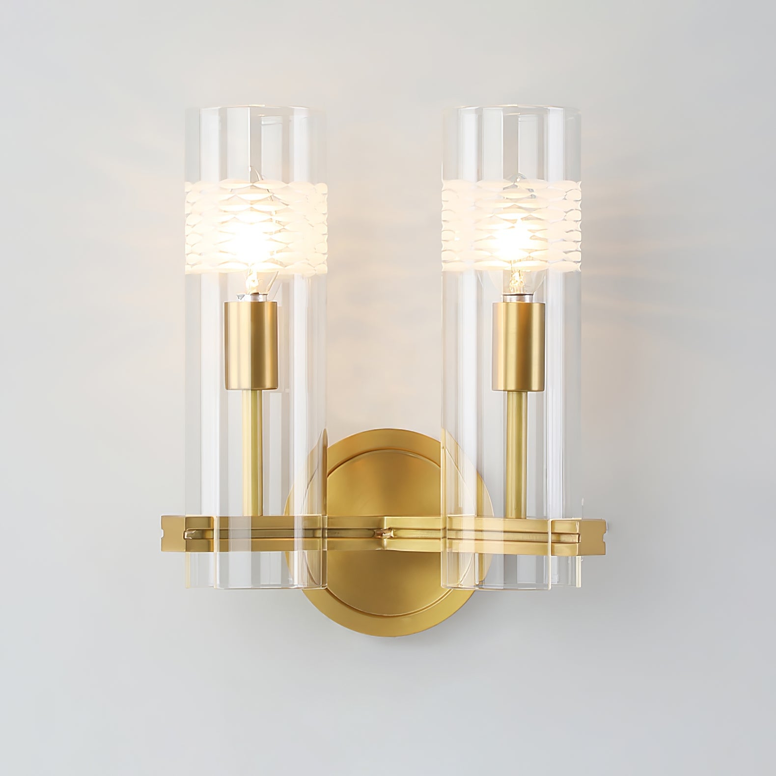Glass Candlestick Wall Lamp - Lumpaz