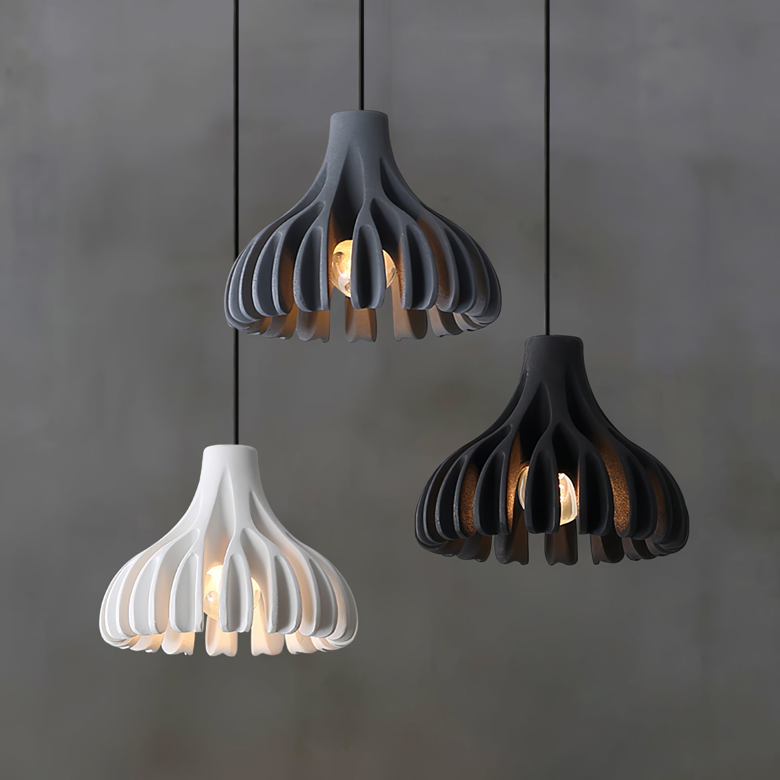 Coral Resin Pendant Lamp - Lumpaz