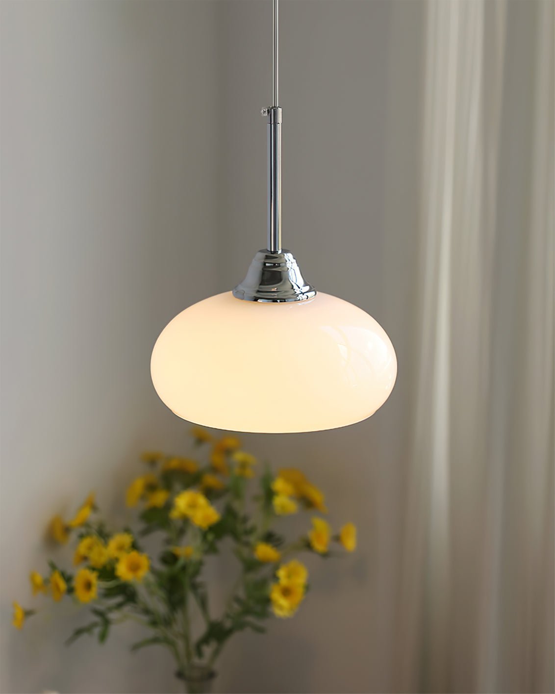Cream Bell Pendant Lamp - Lumpaz