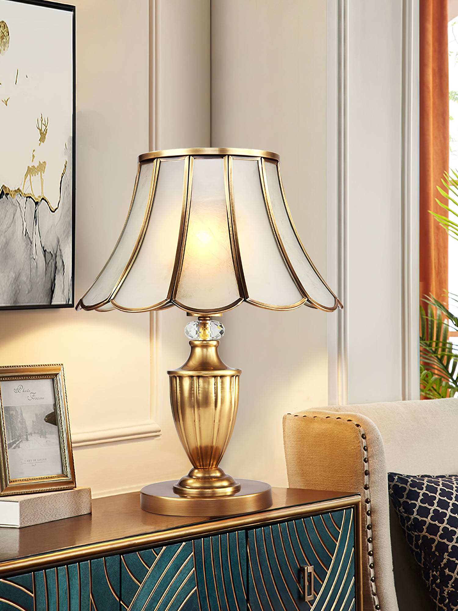 Kristall Brass Table Lamp - Lumpaz