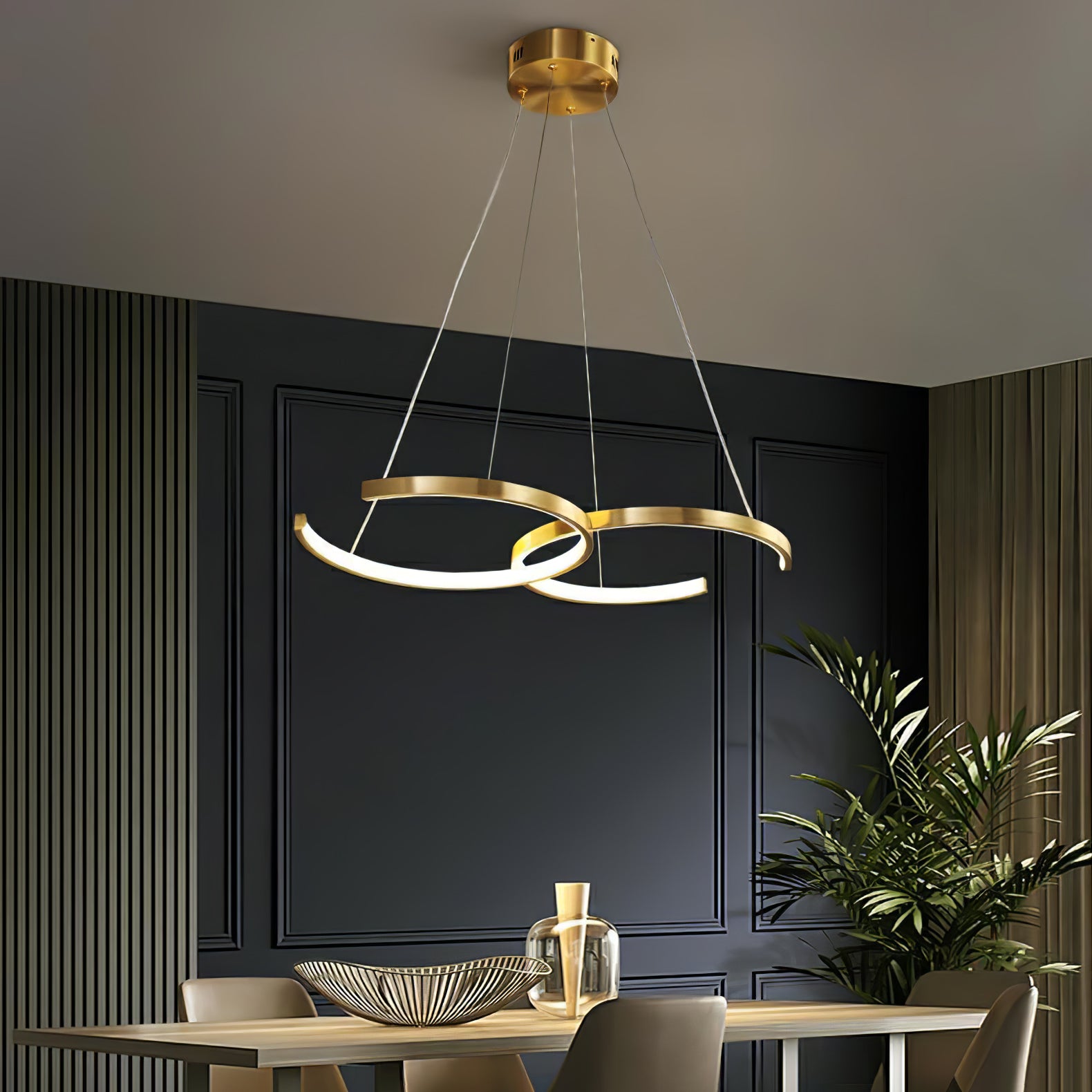 Double Rings Pendant Light - Lumpaz