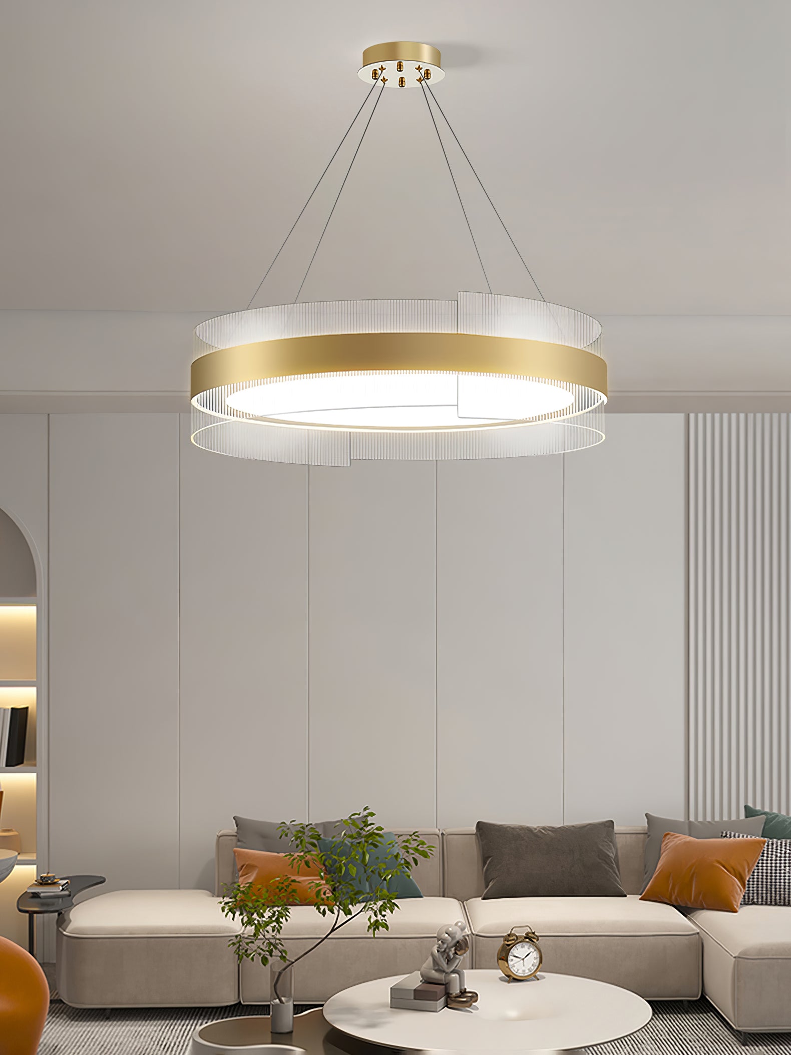 Genevieve Round LED Chandelier - Lumpaz
