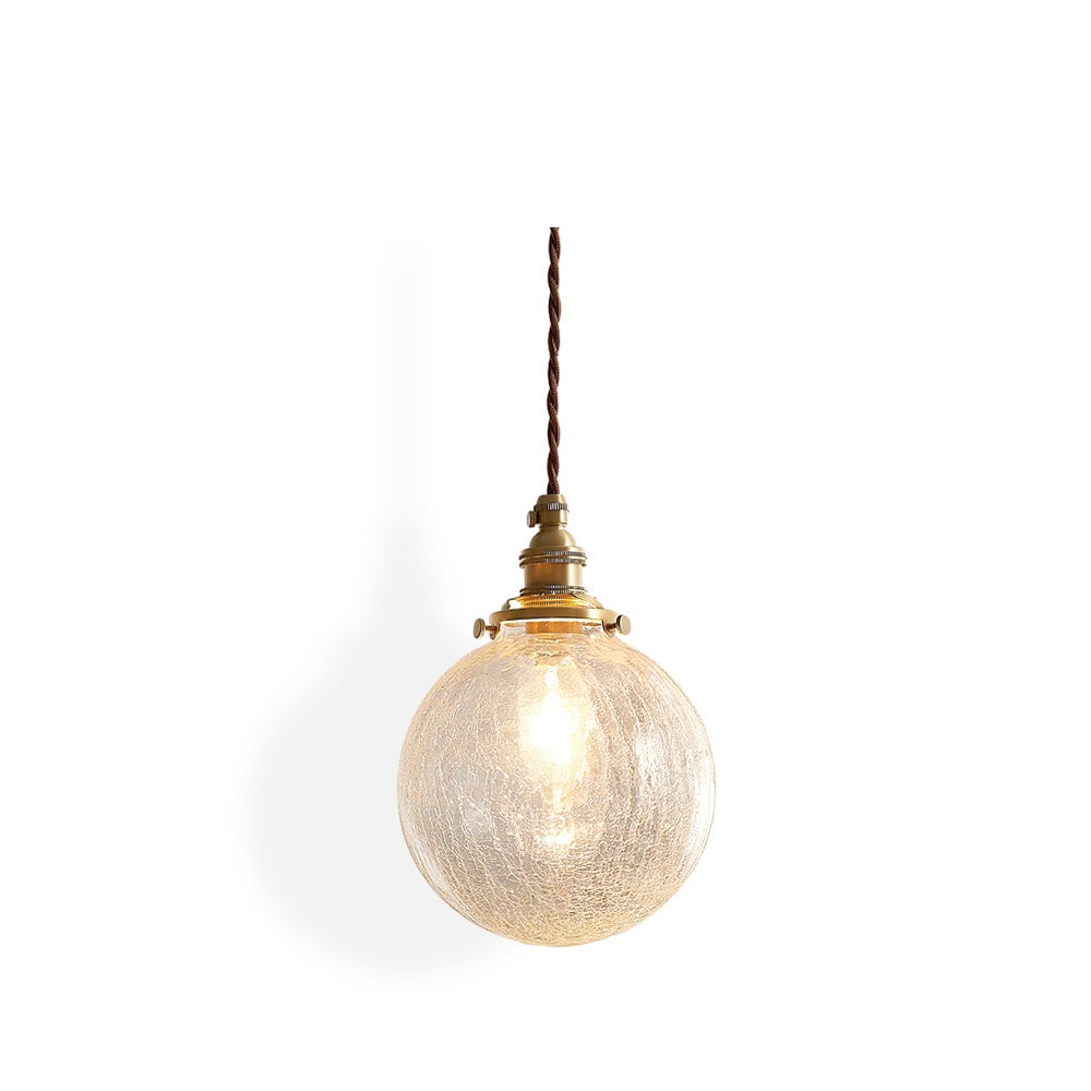Crackle Glass Pendant Light - Lumpaz