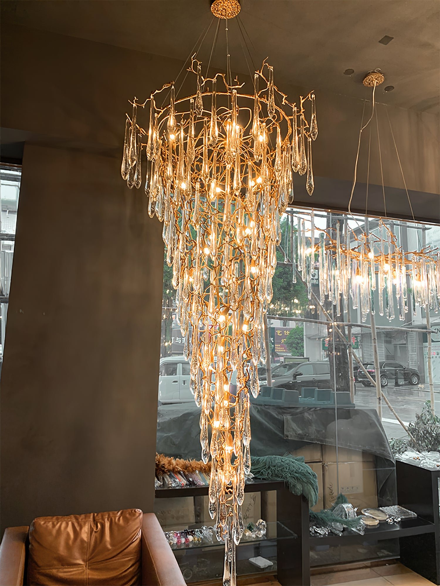 Aqua Parable Chandeliers - Lumpaz