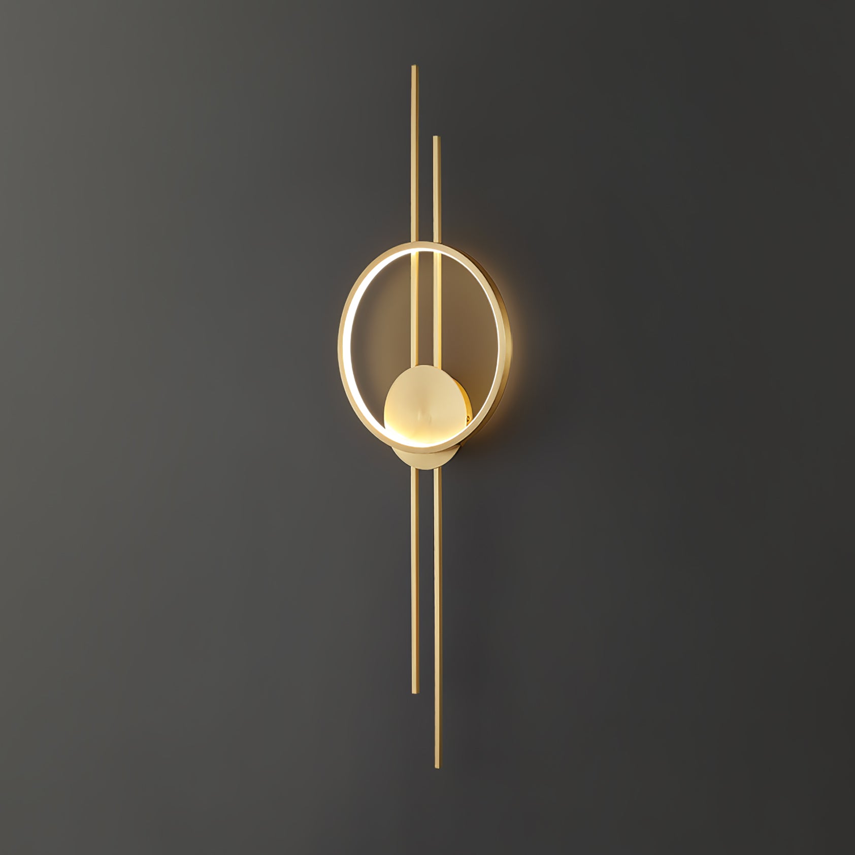 Circle And Line Wall Lamp - Lumpaz