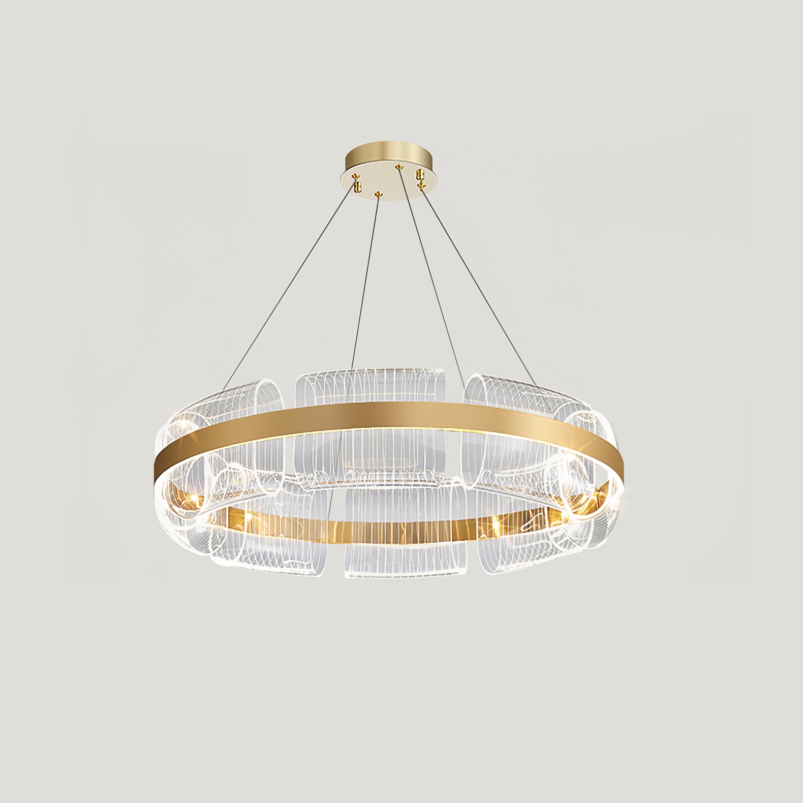 Bangle Rings Chandelier - Lumpaz