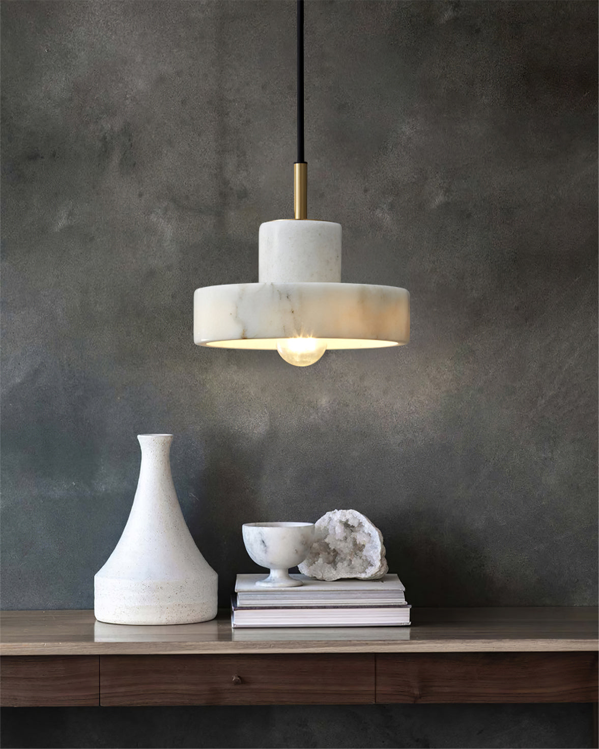 Stone Pendant Lamp - Lumpaz