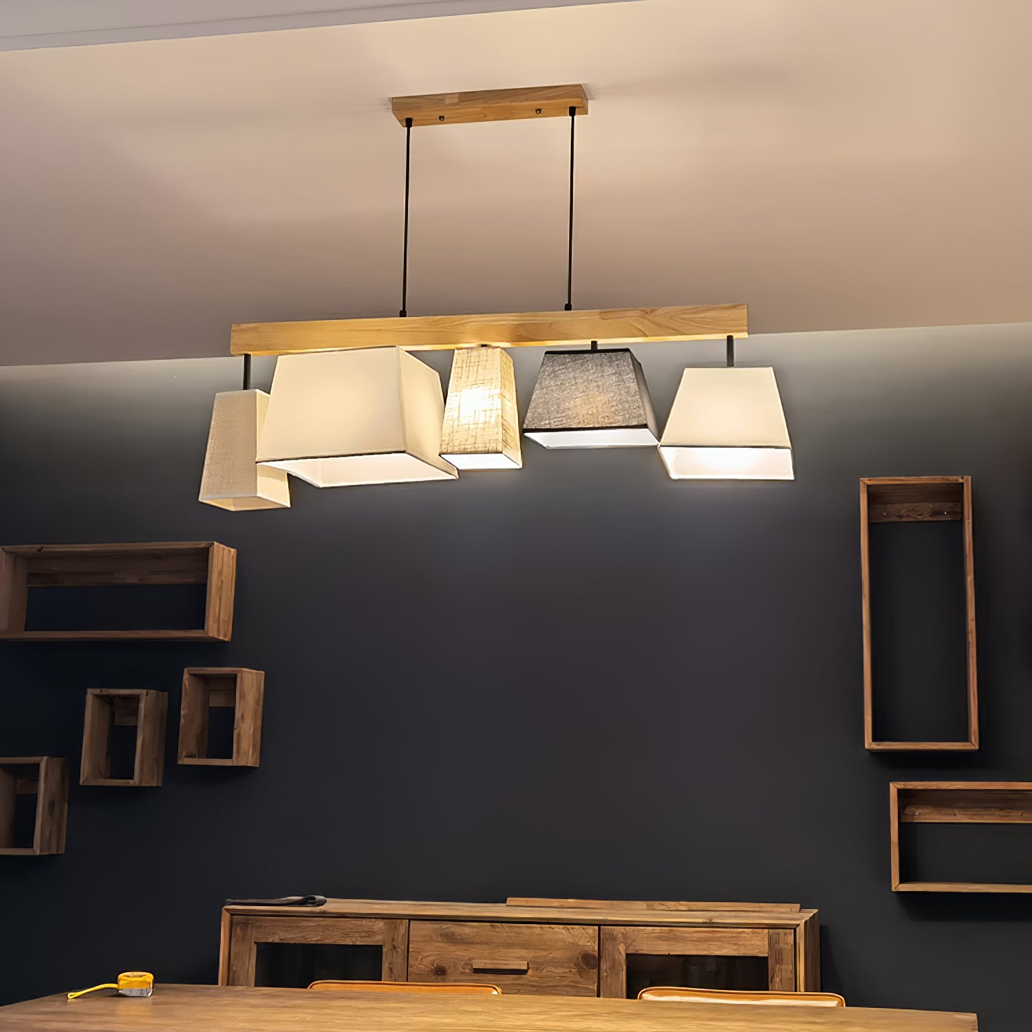Lindby Wooden Chandelier - Lumpaz