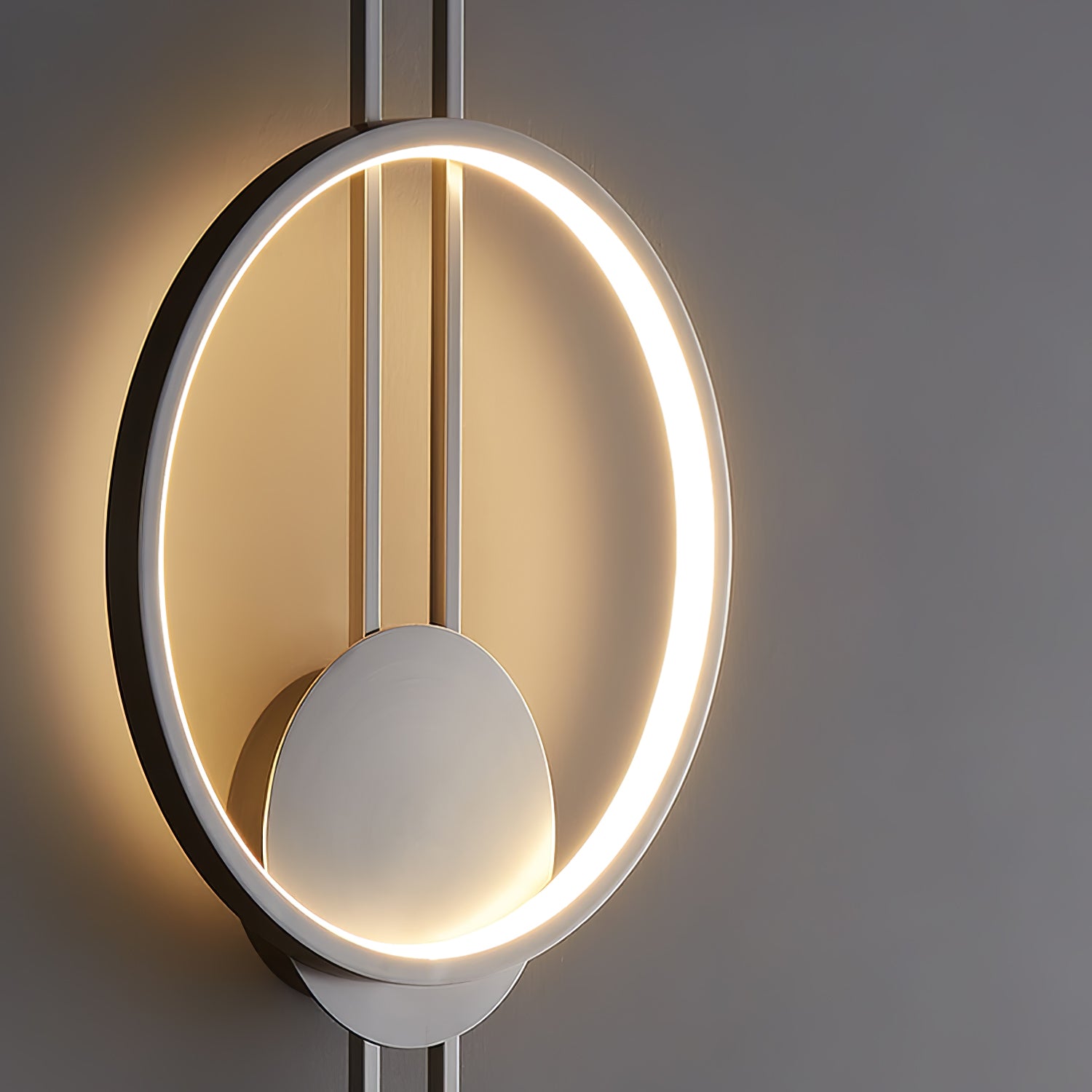 Circle And Line Wall Lamp - Lumpaz