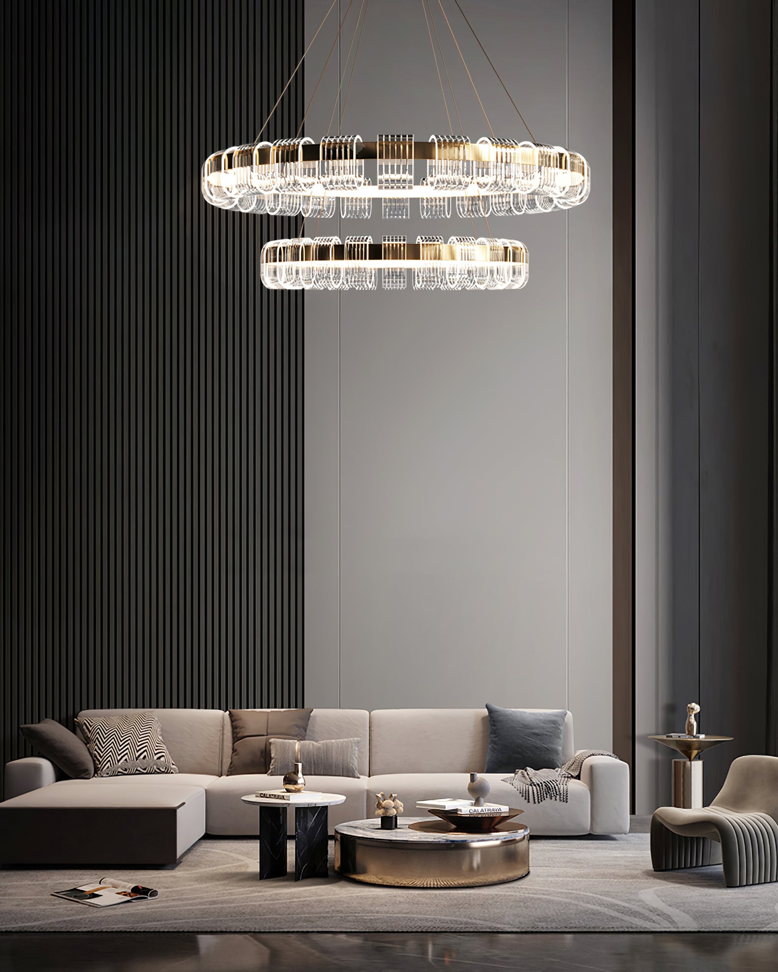 Saturno LED Chandelier - Lumpaz