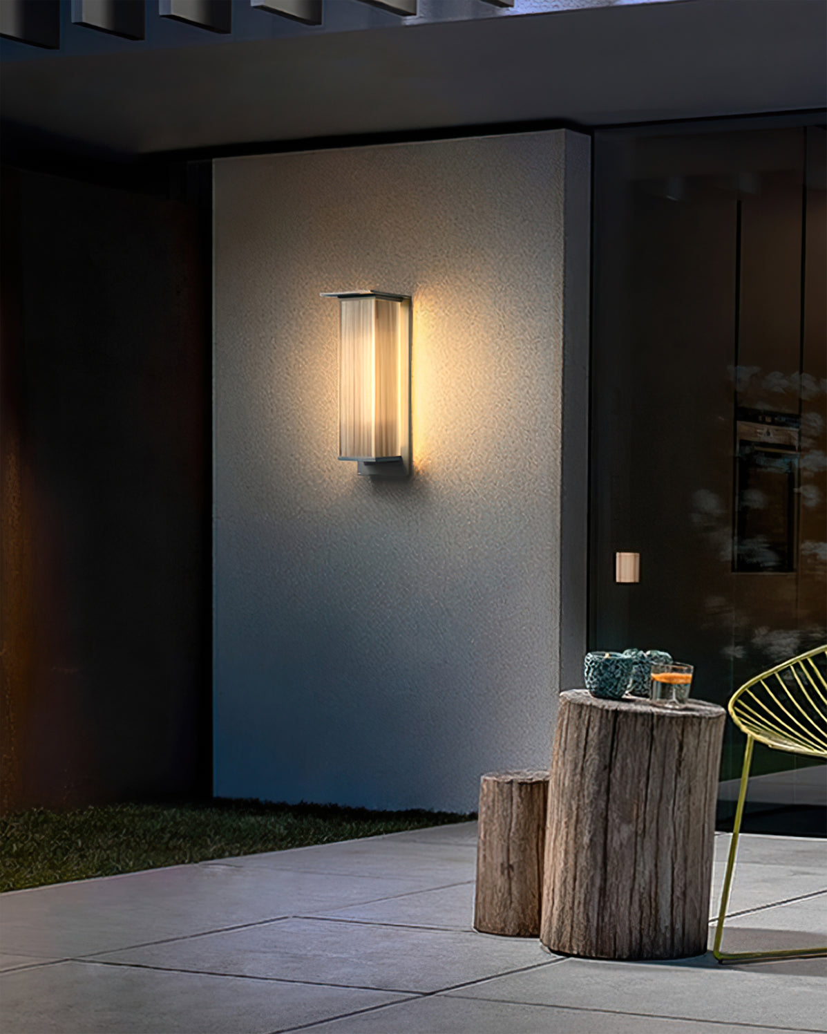 Oleron Box Outdoor Wall Lamp - Lumpaz