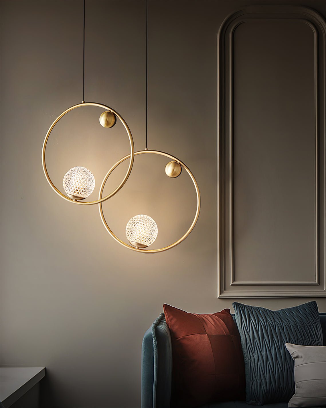 Jupiter Brass Pendant Lamp - Lumpaz