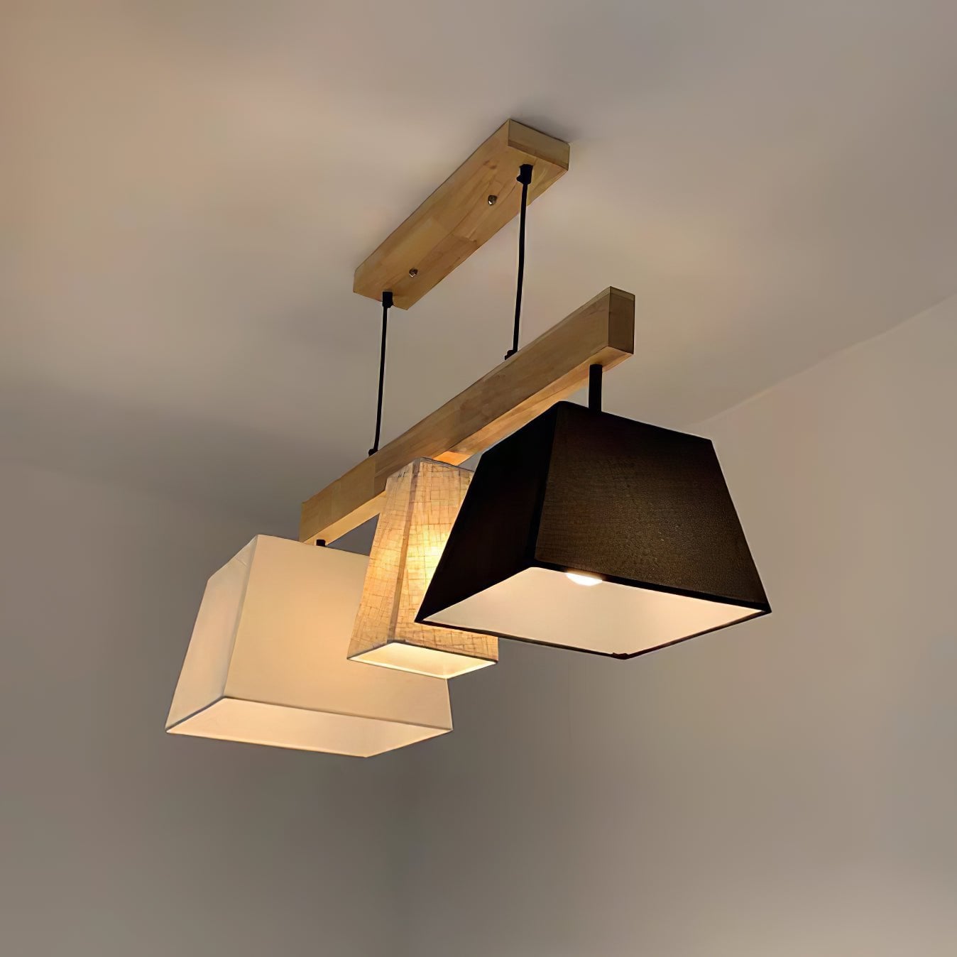 Lindby Wooden Chandelier - Lumpaz