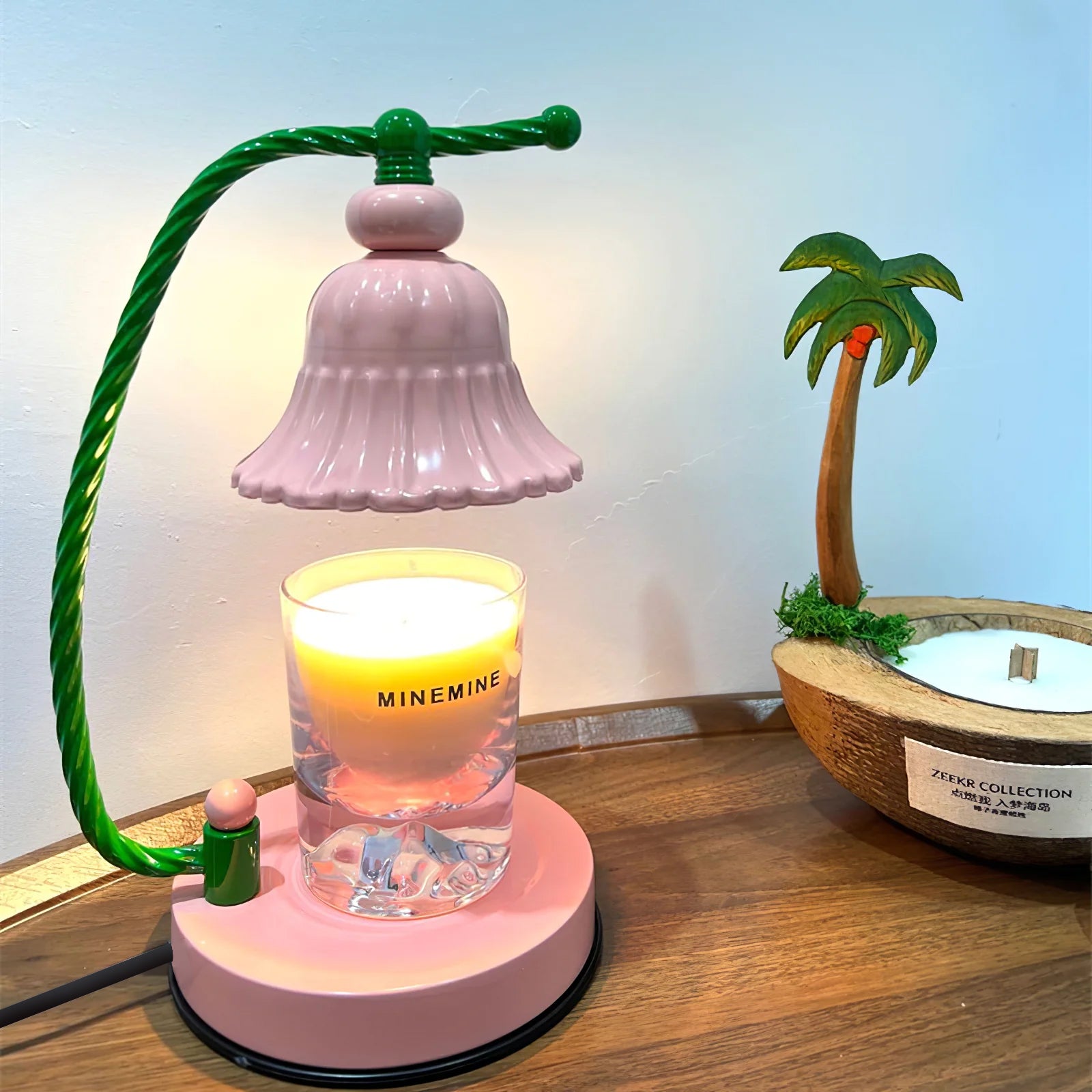 Pink Candle Table Lamp - Lumpaz