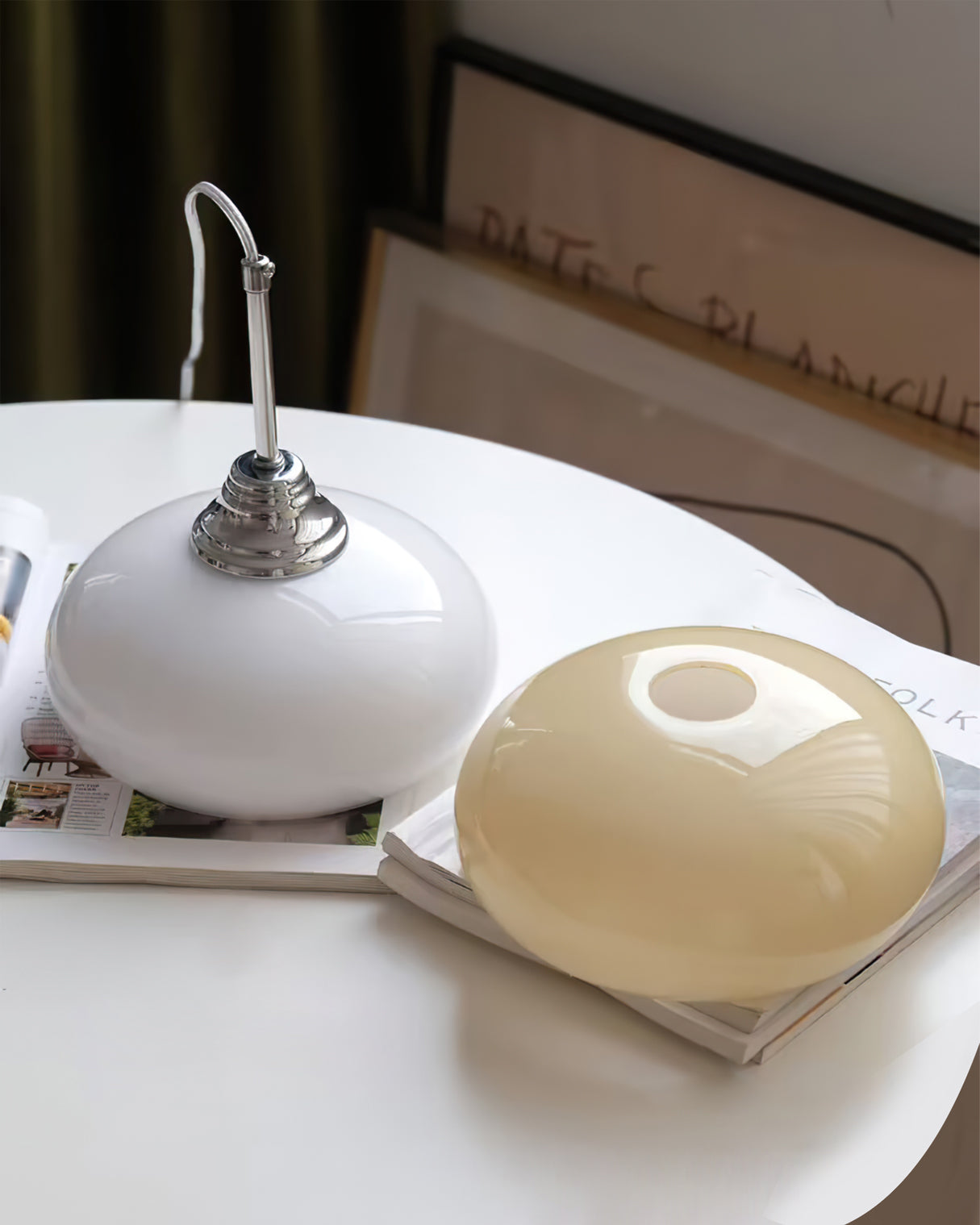 Cream Bell Pendant Lamp - Lumpaz