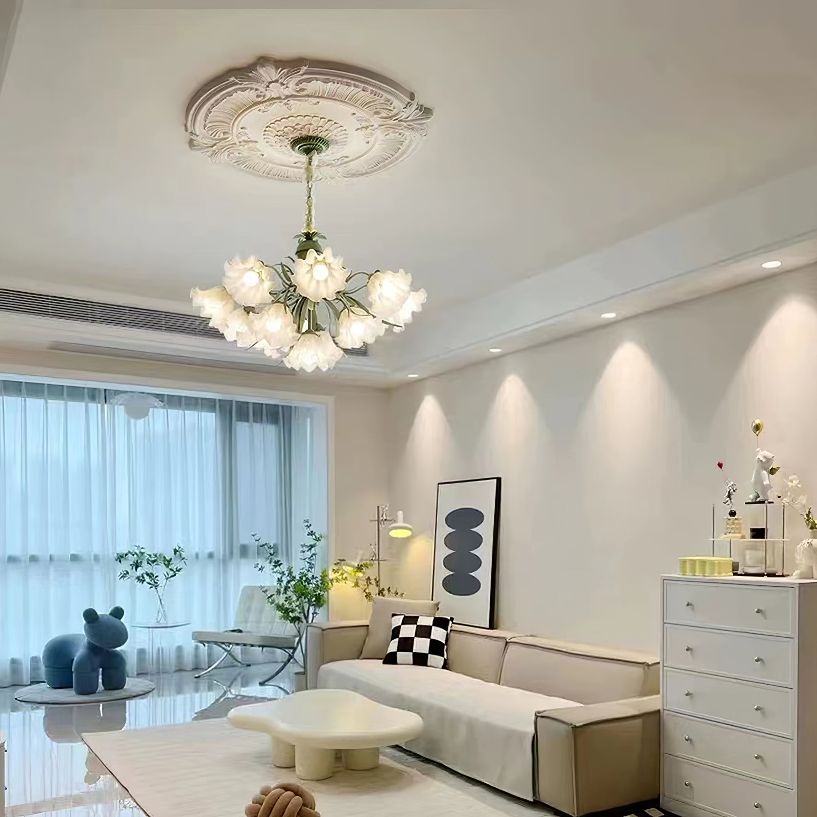 Tole Chandelier - Lumpaz