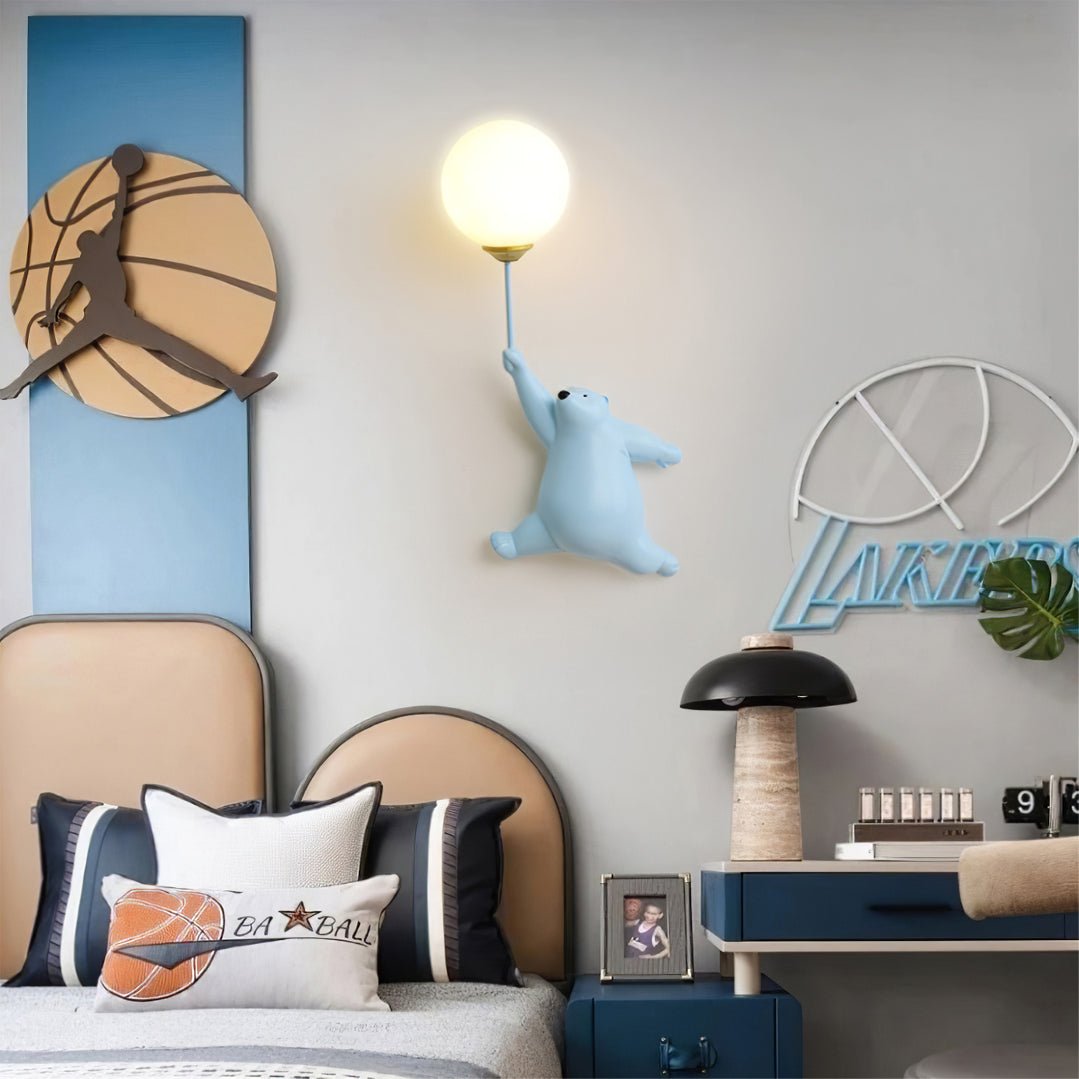 Bear Balloon Wall Lamp - Lumpaz