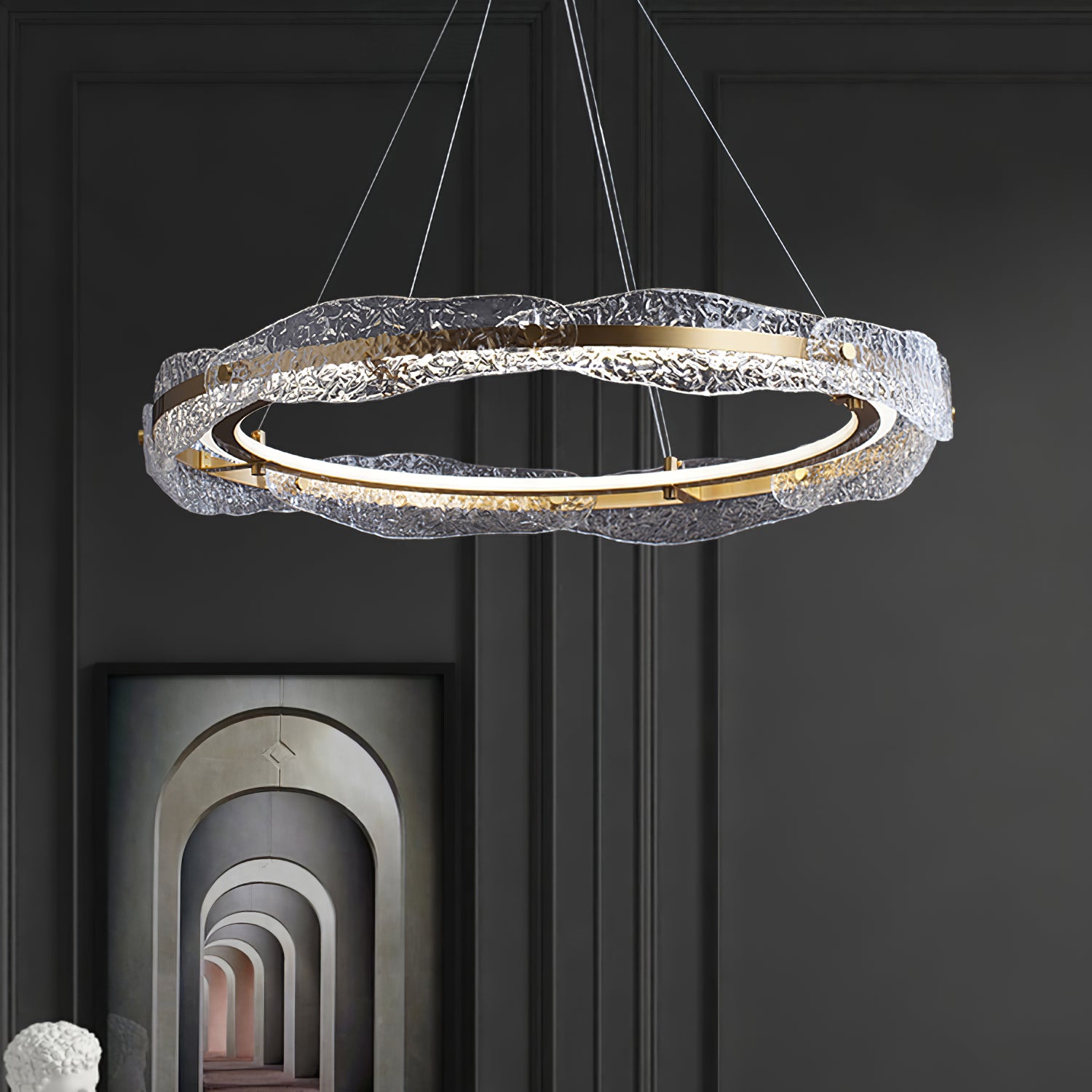 Water Ripple Chandelier - Lumpaz
