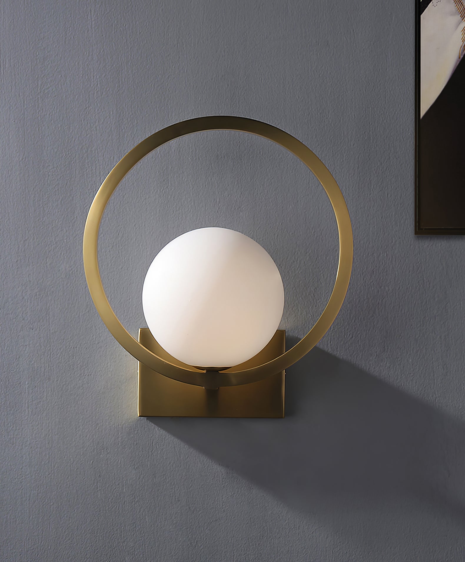 Lunar Brass Wall Lamp - Lumpaz