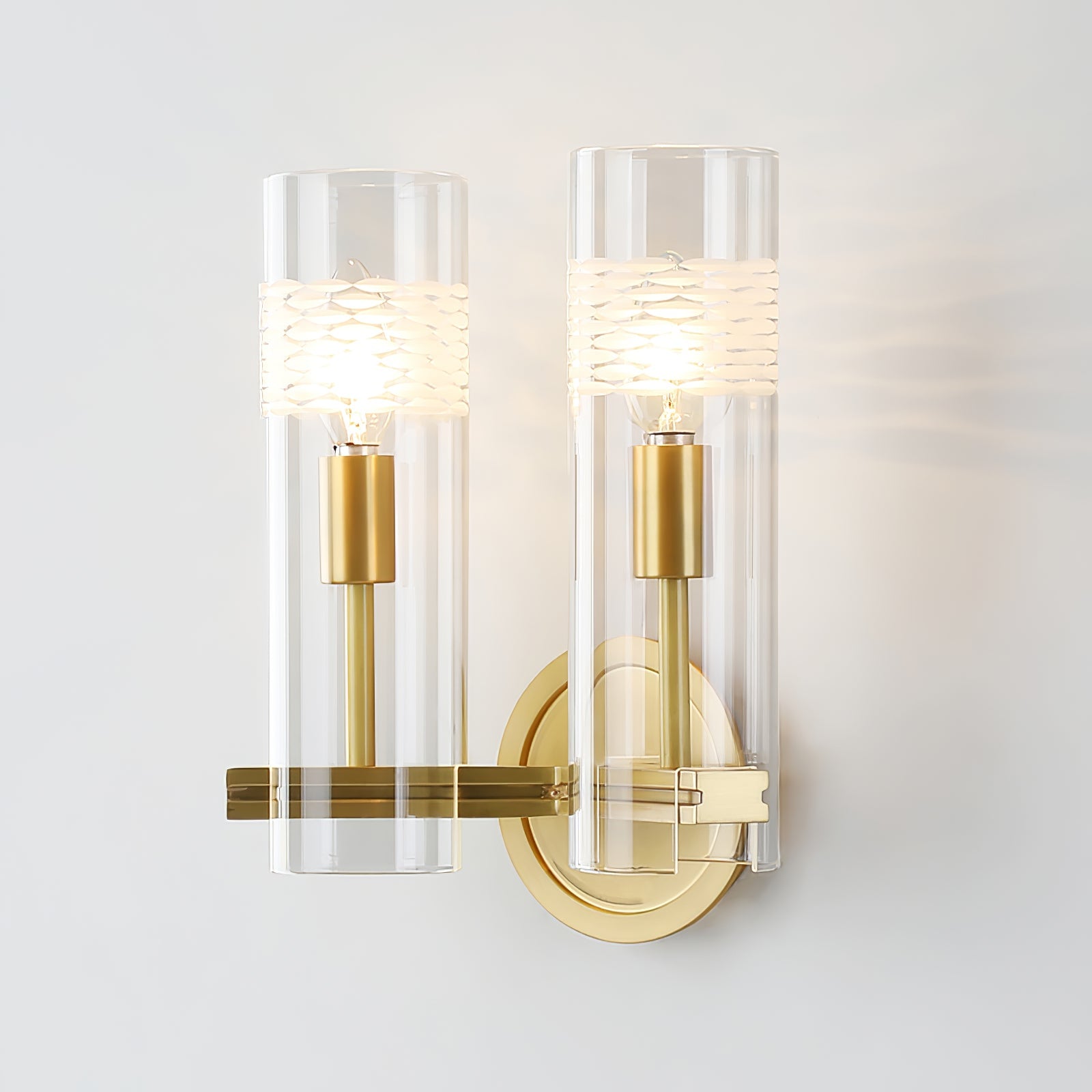 Glass Candlestick Wall Lamp - Lumpaz