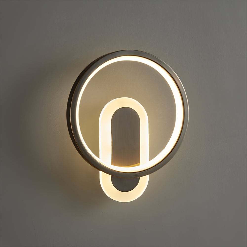 Round Brass Wall Lamp - Lumpaz