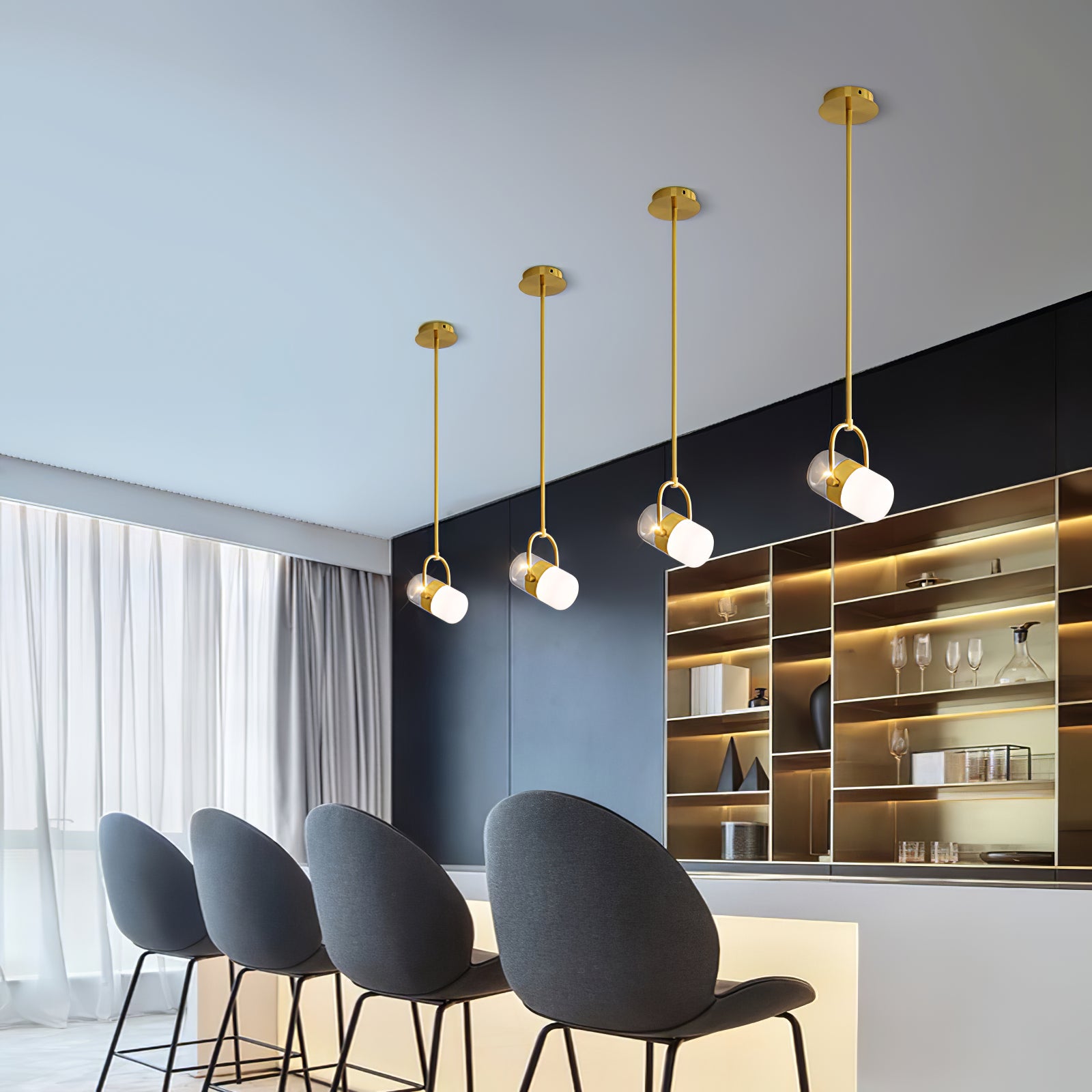 Capsule Rotating Pendant Lamp - Lumpaz