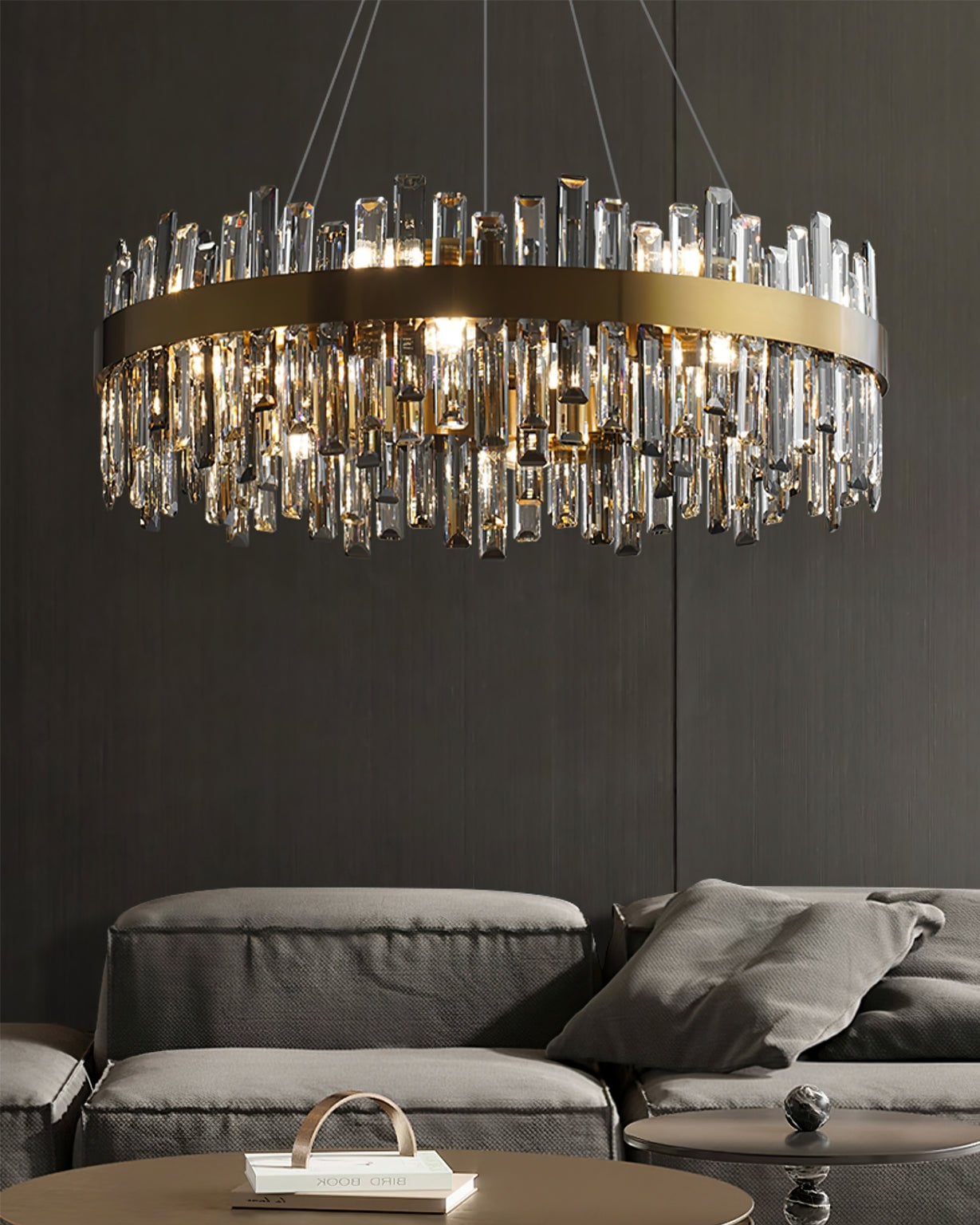 Crystal Statement Chandelier - Lumpaz