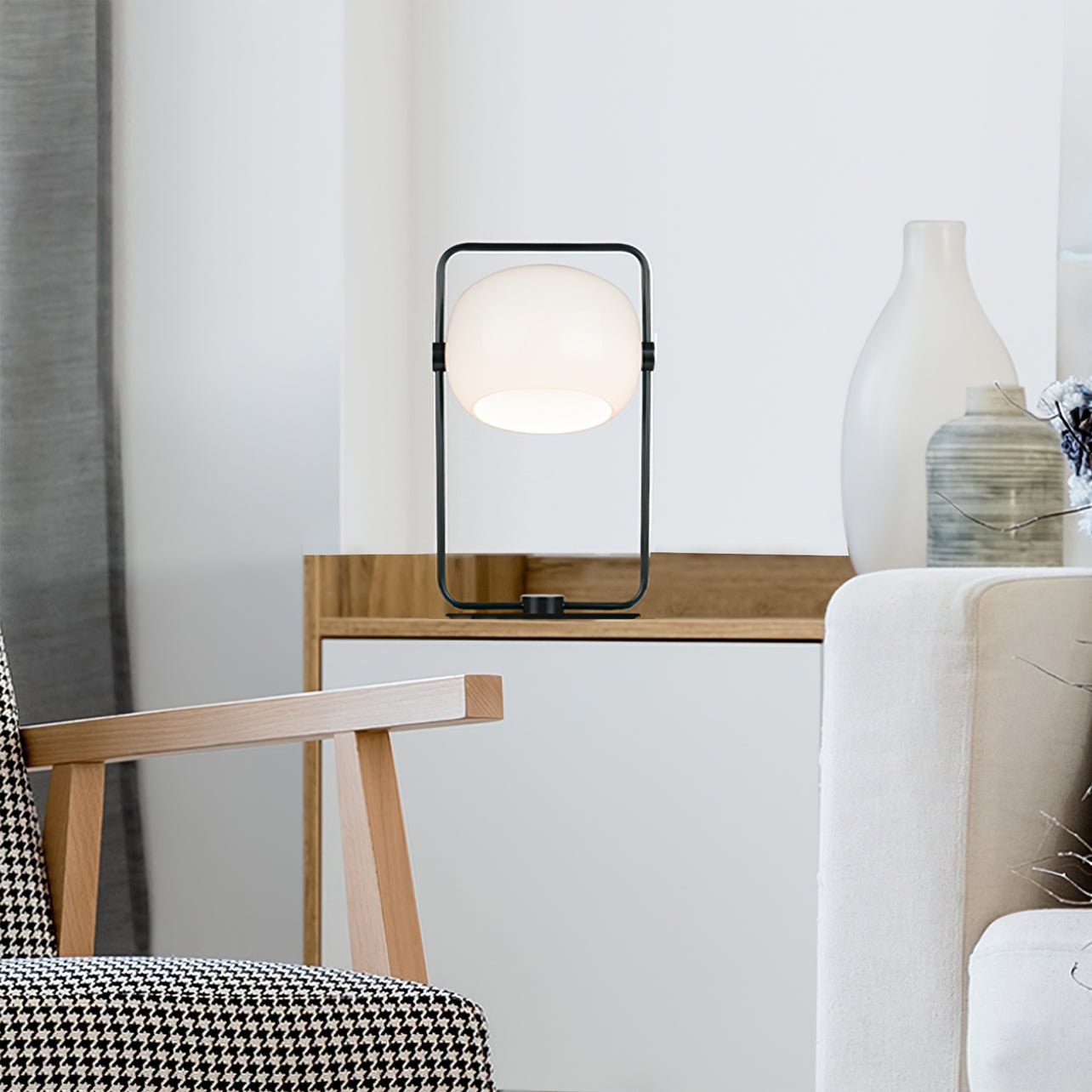 Black Galet Table Lamp - Lumpaz