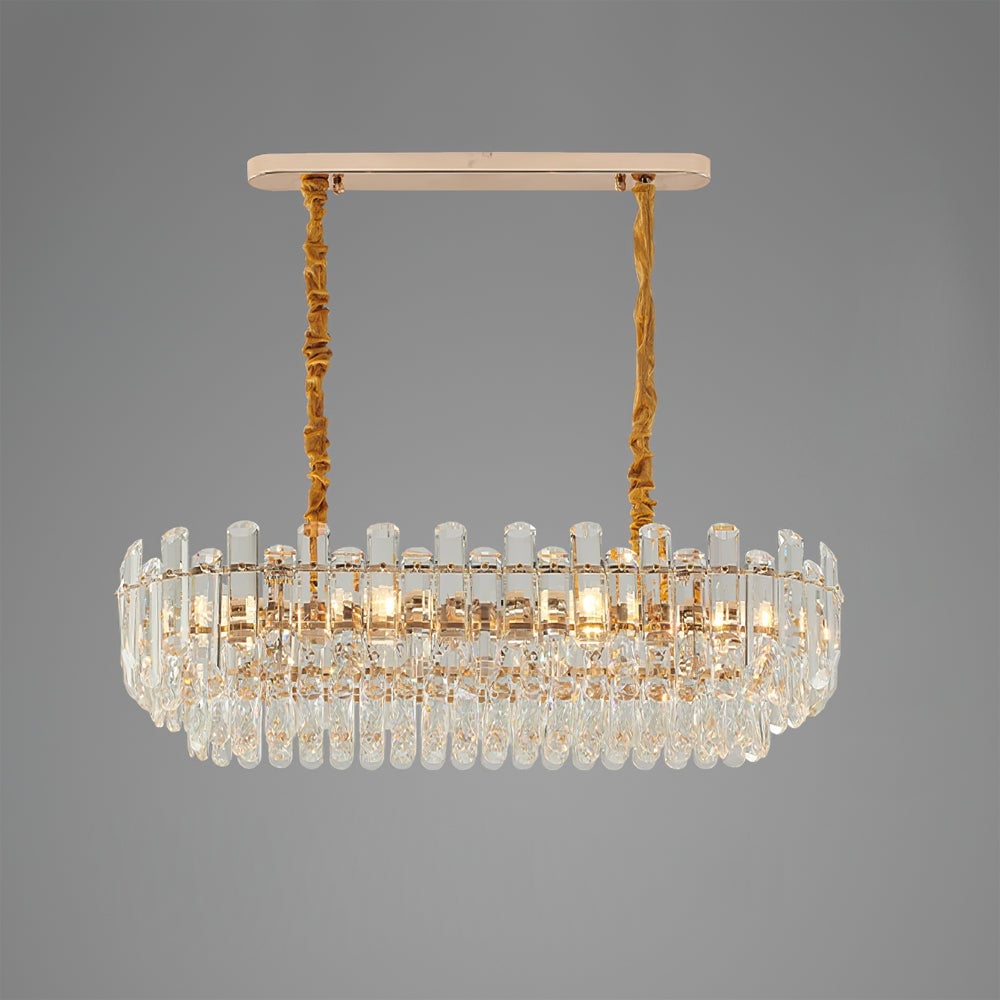 Modern Crystal Tier Chandelier - Lumpaz