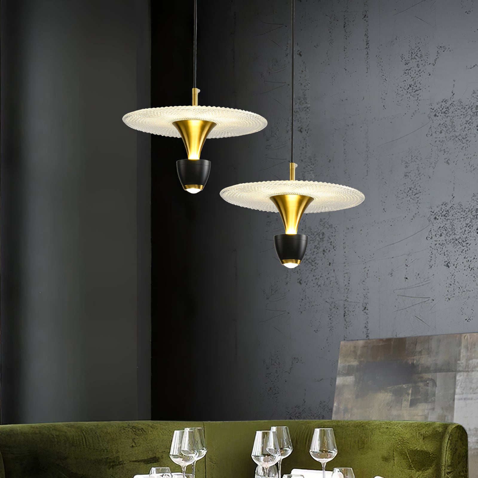 UFO Glass Pendant Lamp - Lumpaz