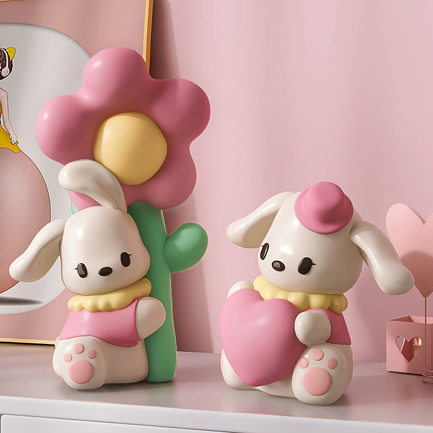 Bunny Flower Table Lamp - Lumpaz