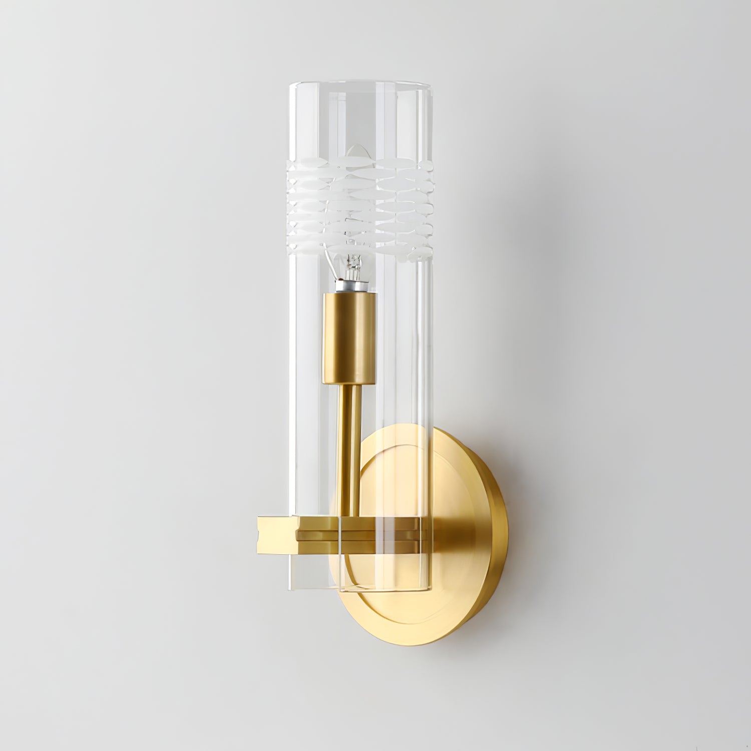 Glass Candlestick Wall Lamp - Lumpaz