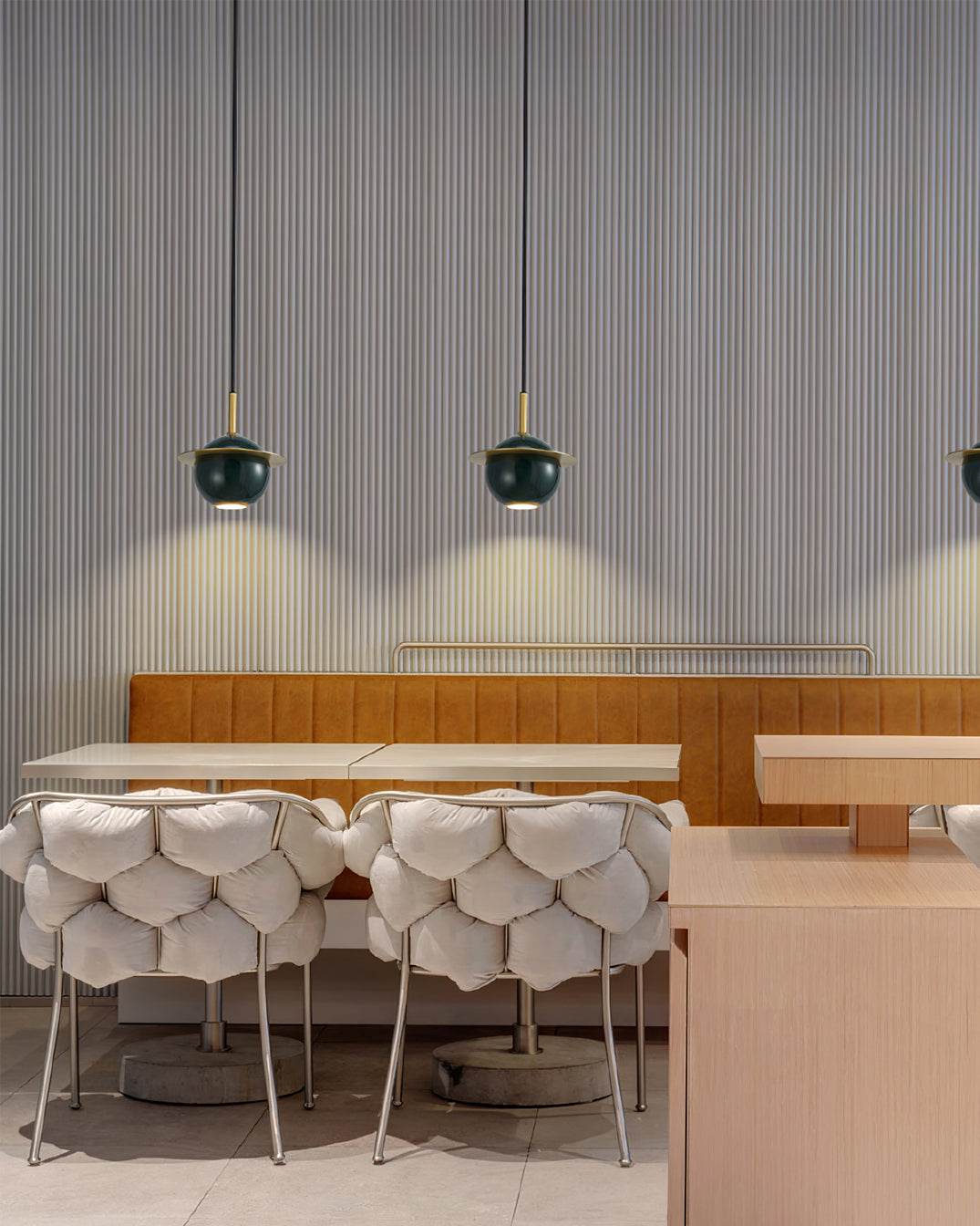 Marble Sphere Pendant Lamp - Lumpaz