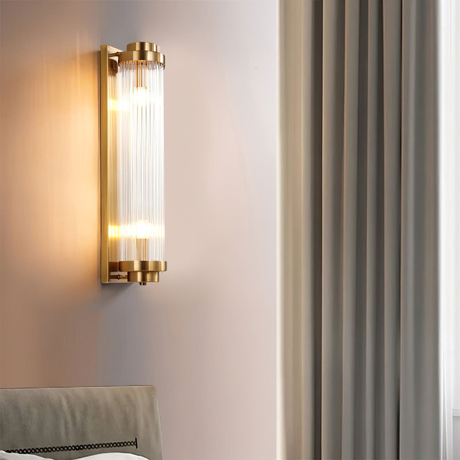 Pillar Offset Wall Lamp - Lumpaz