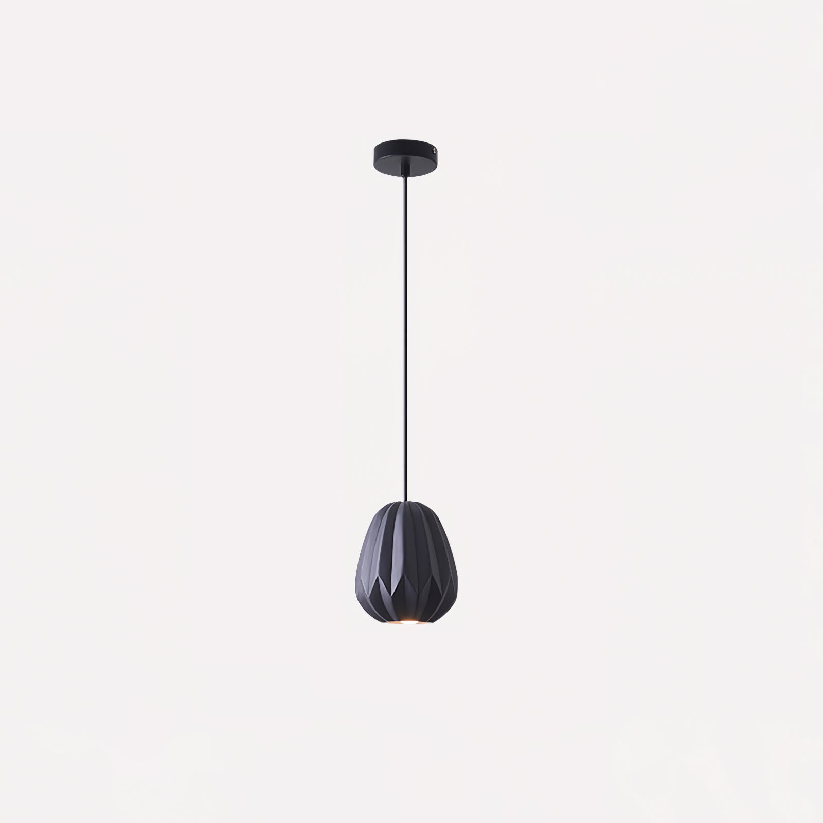 Papaya Resin Pendant Lamp - Lumpaz