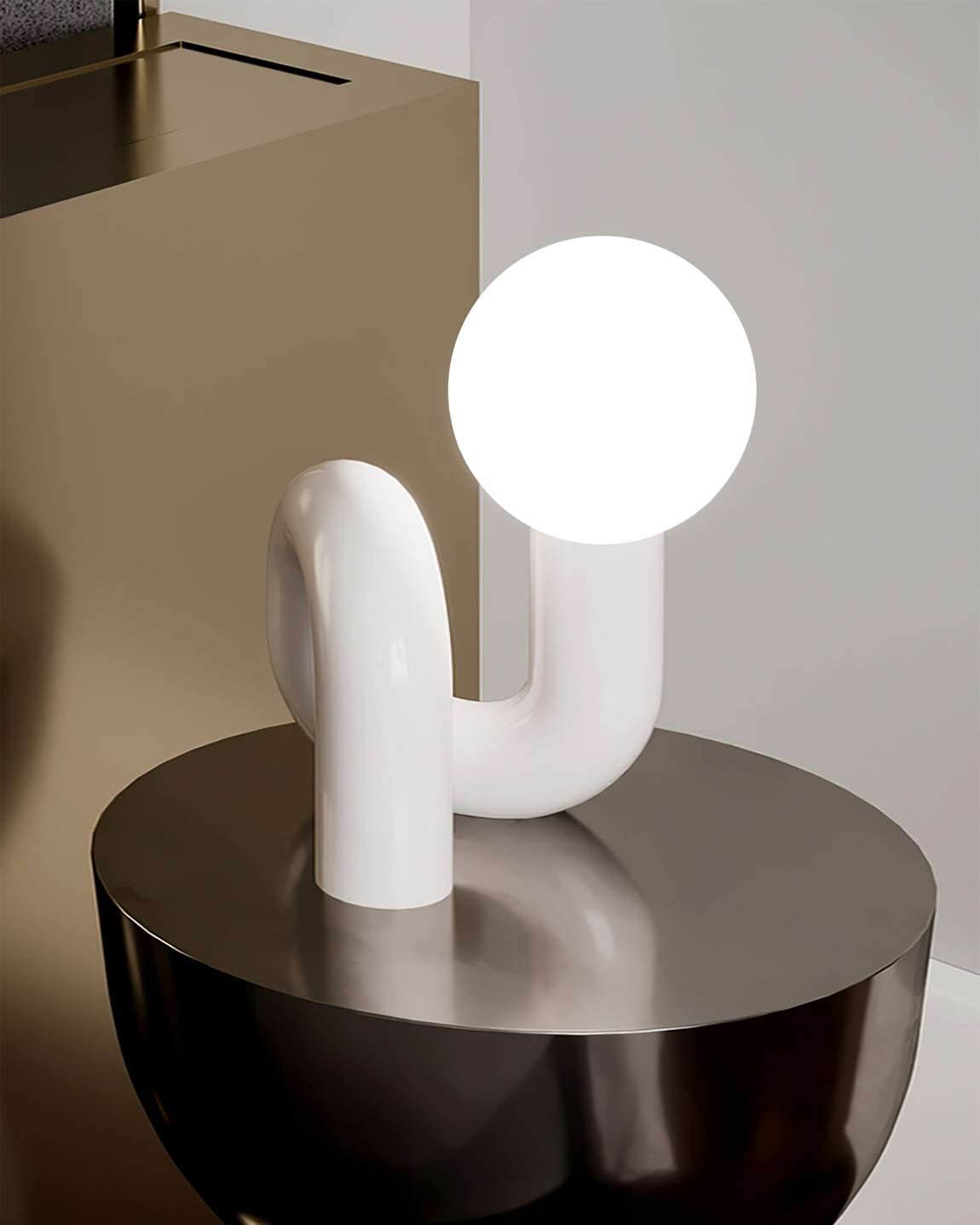 Spiral Glass Table Lamp - Lumpaz
