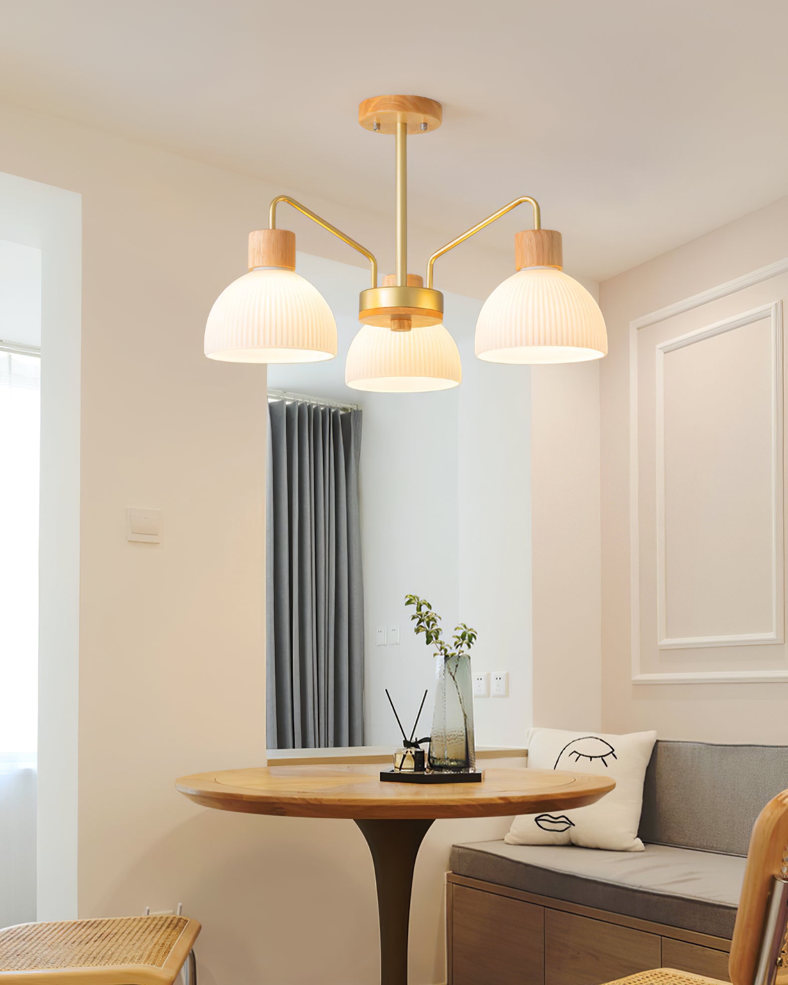 Ribbed Chandelier - Lumpaz
