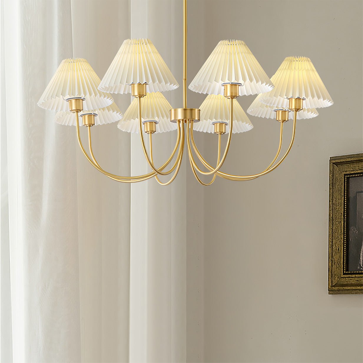 Shaded Chandelier - Lumpaz