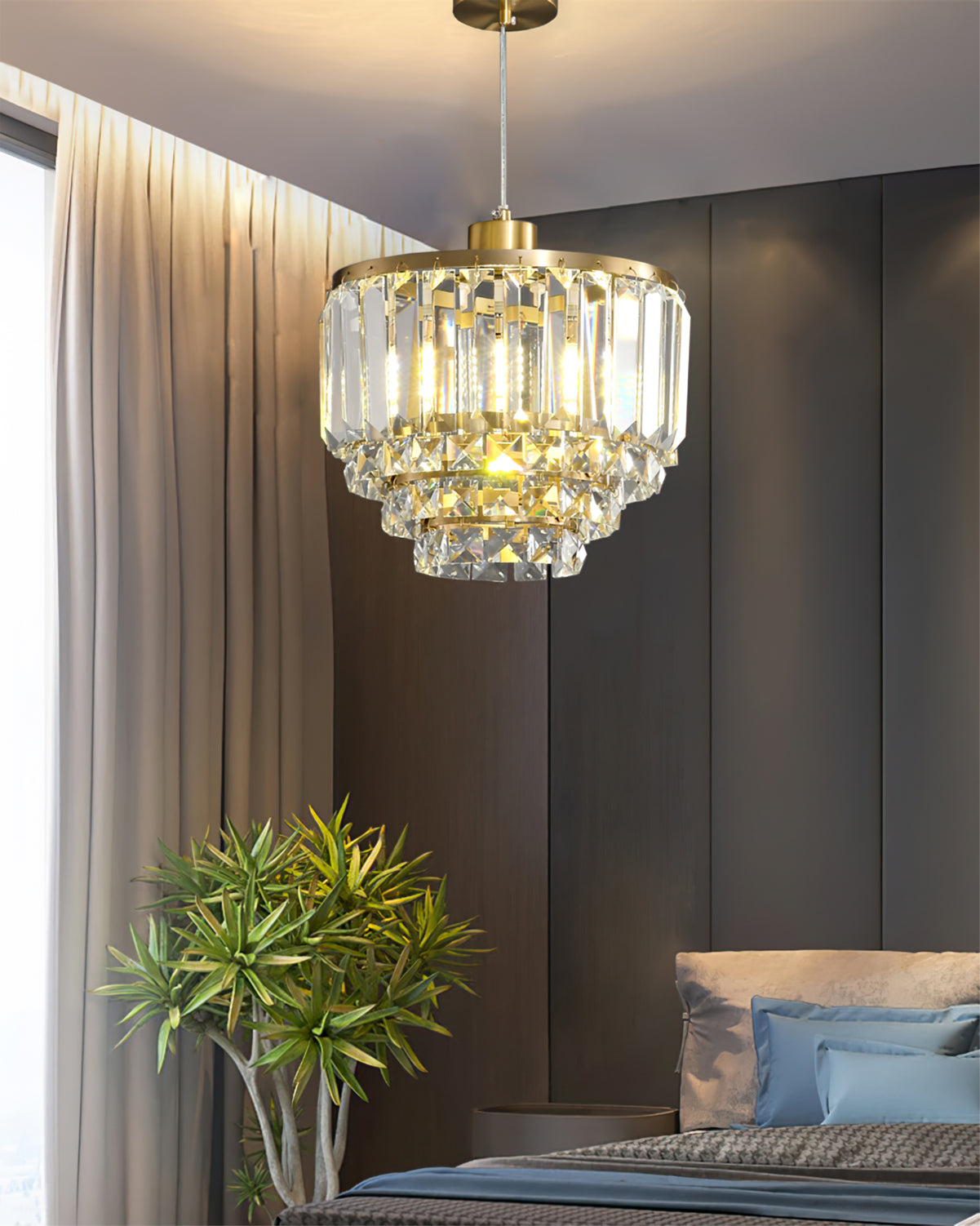 Brass Laura Pendant Lamp - Lumpaz