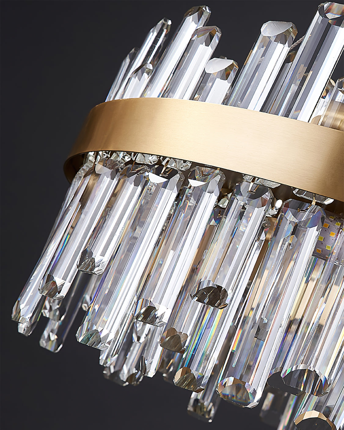 Crystal Statement Chandelier - Lumpaz