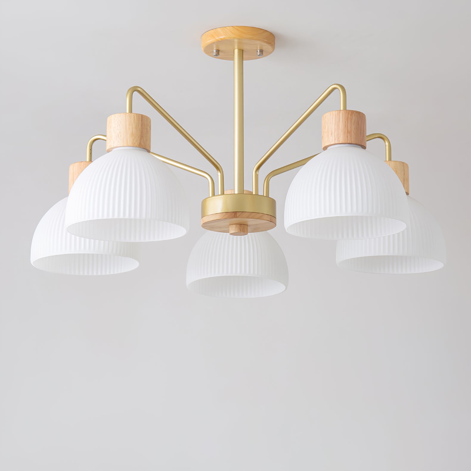 Ribbed Chandelier - Lumpaz